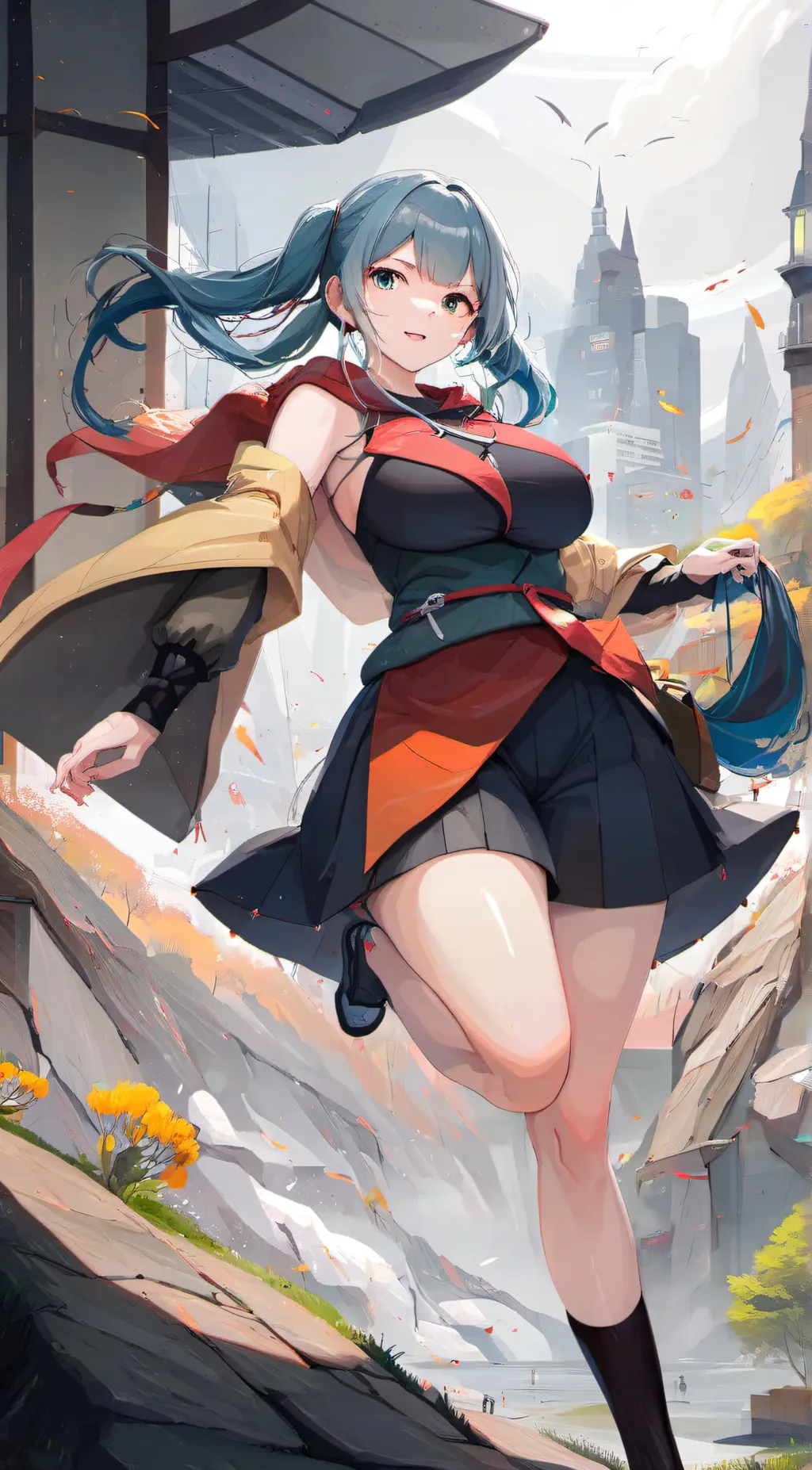 ai character: luna background