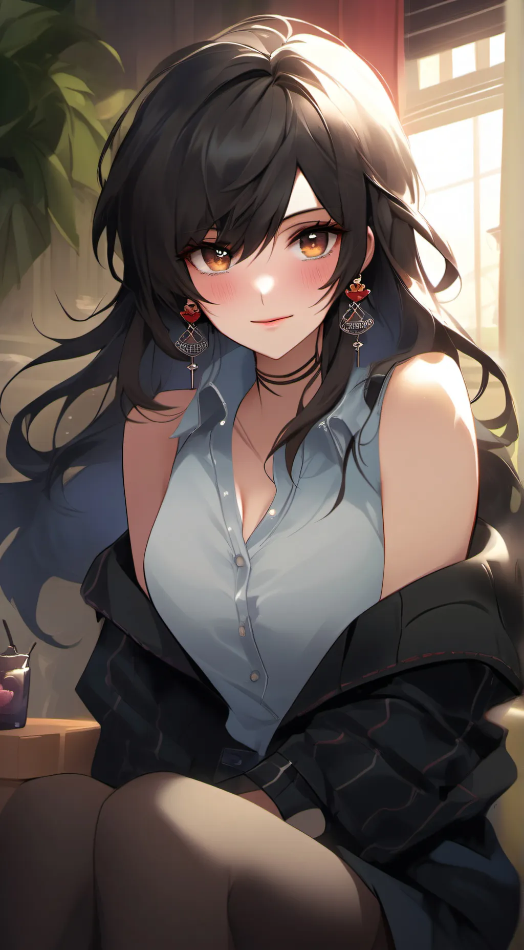 ai character: lucy  background