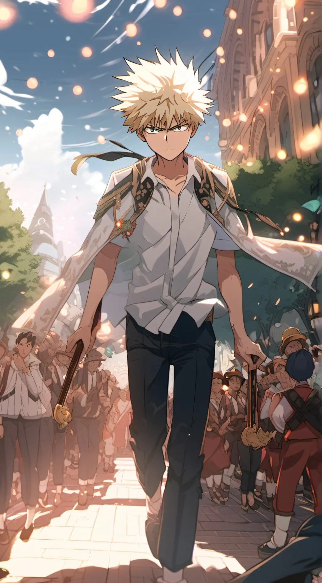 ai character: bakugo background