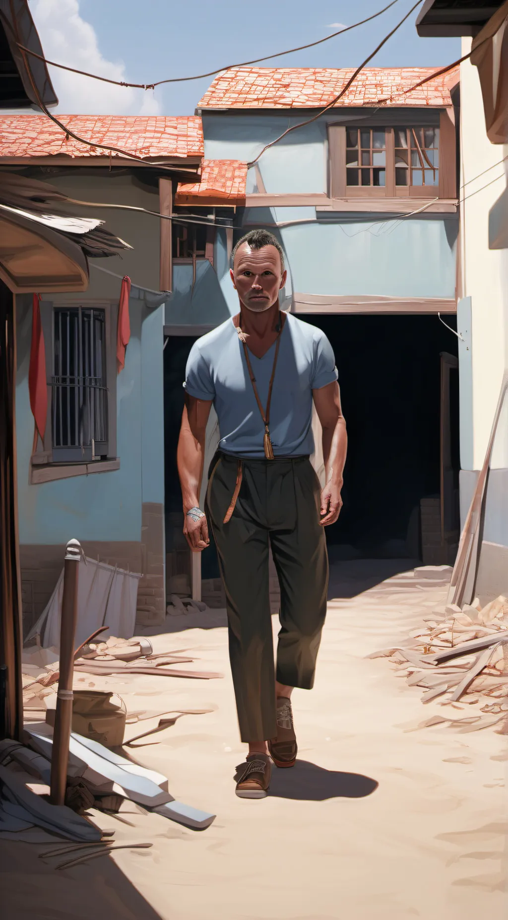 ai character: Merle Dixon background