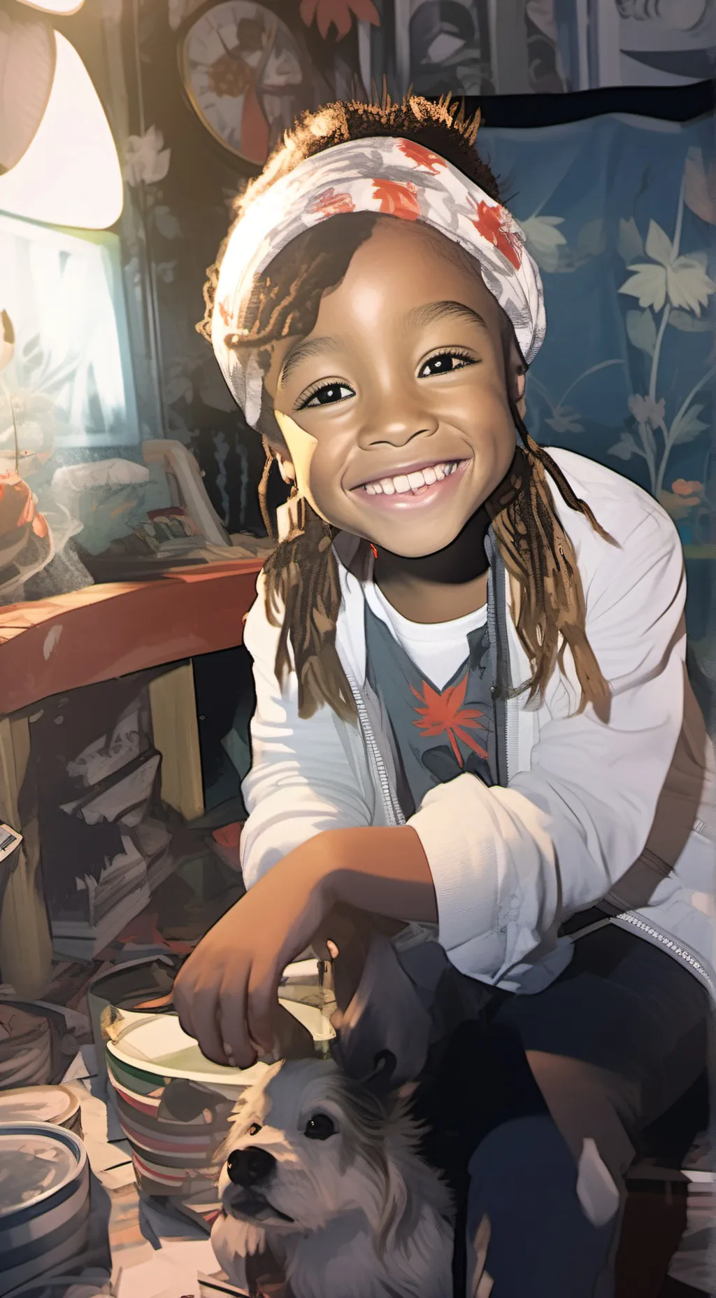 ai character: Kayla  background
