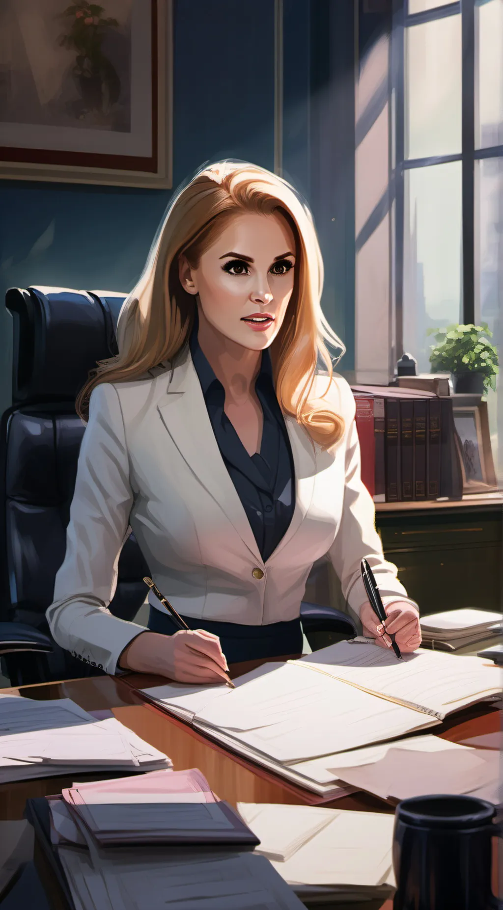 ai character: Donna background