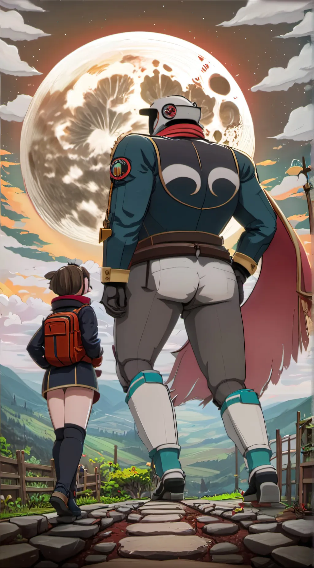 ai character: Yuni and Turo background