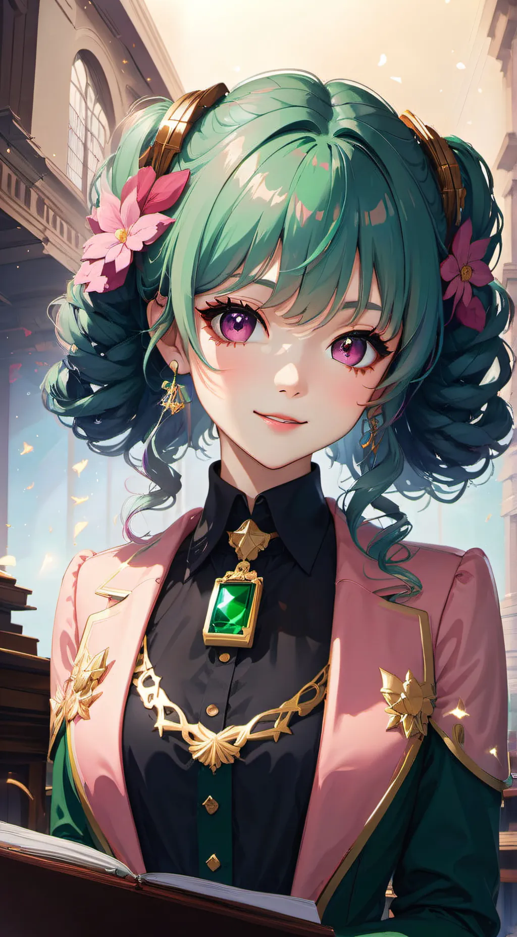 ai character: libra background