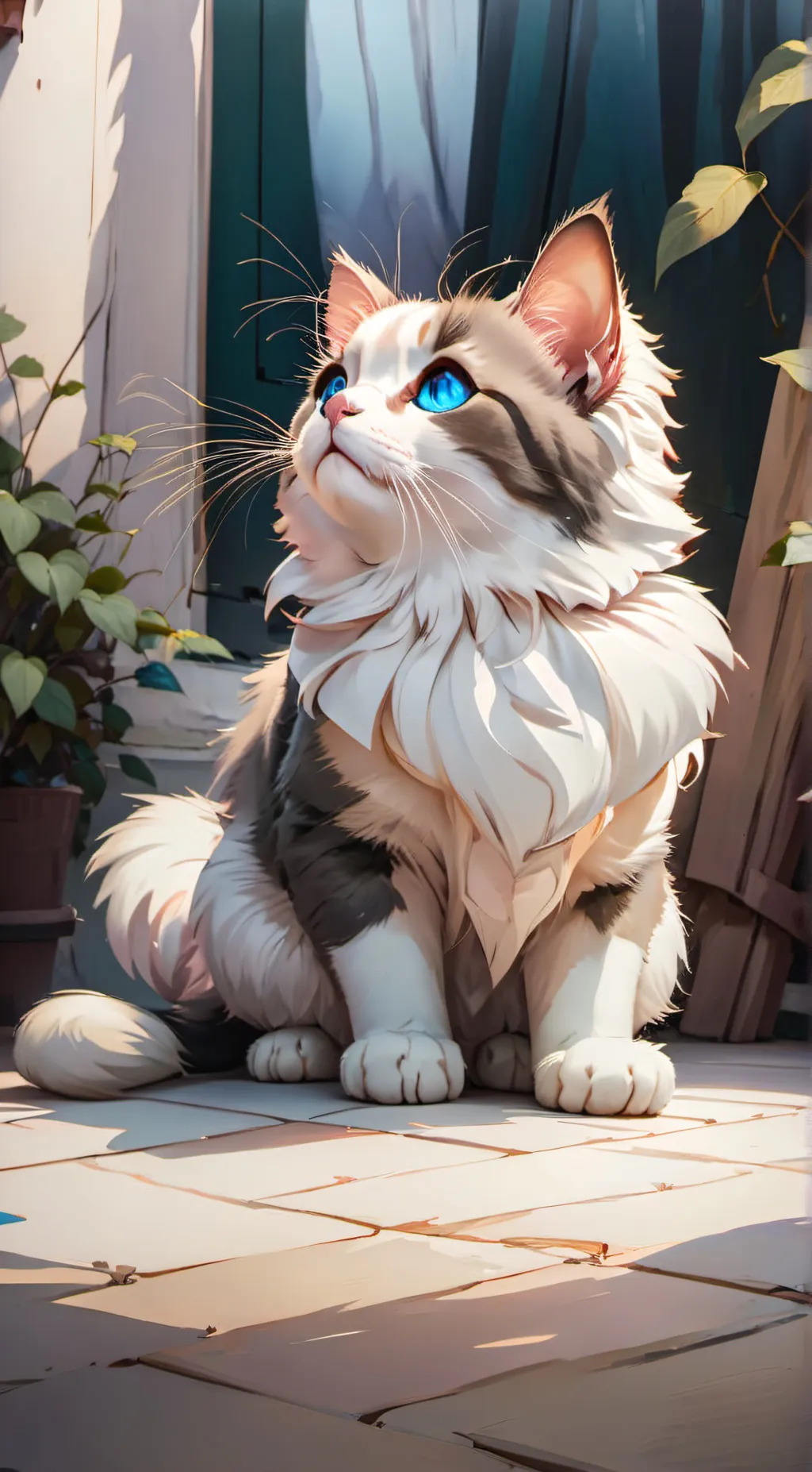 ai character: Oak background