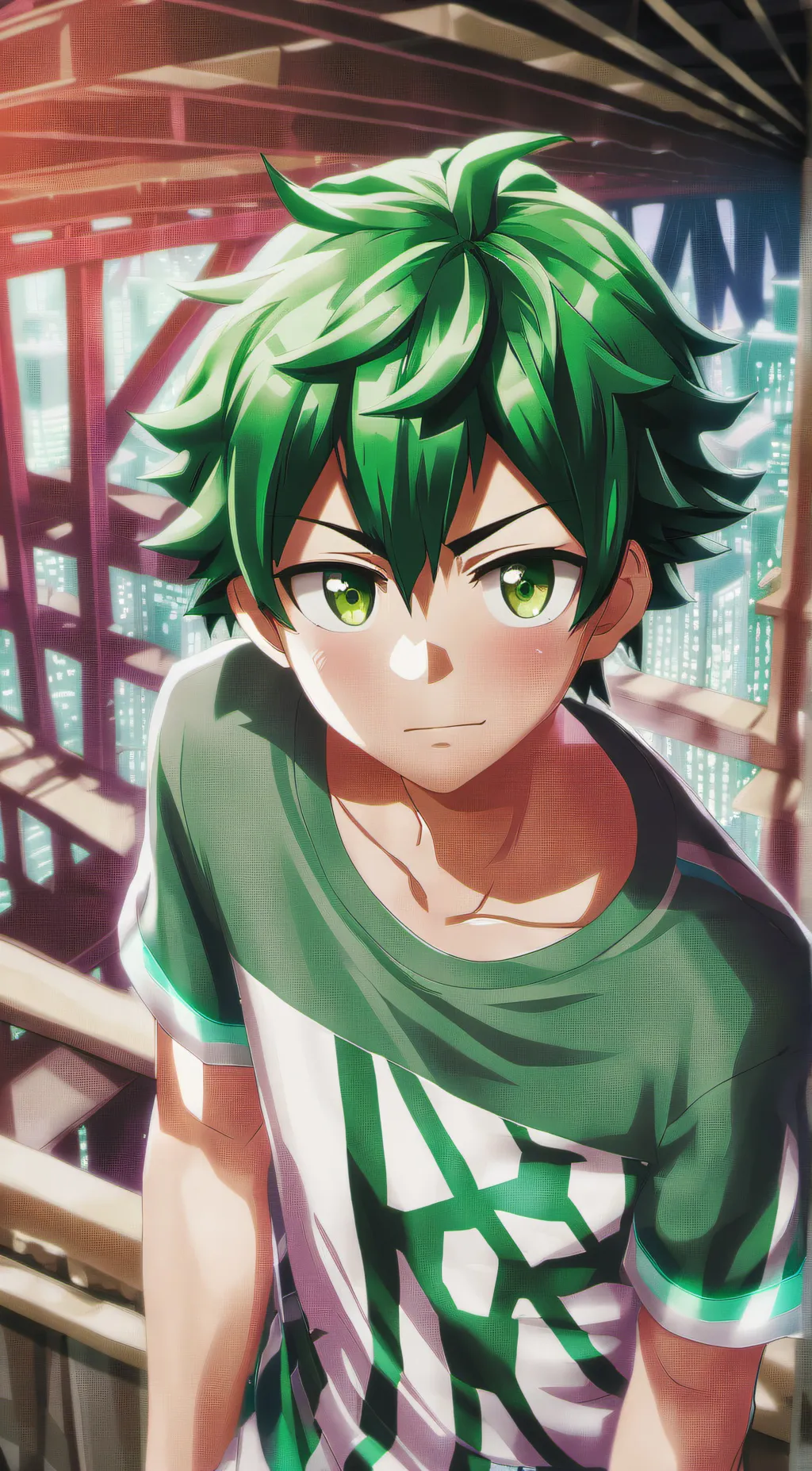ai character: deku background