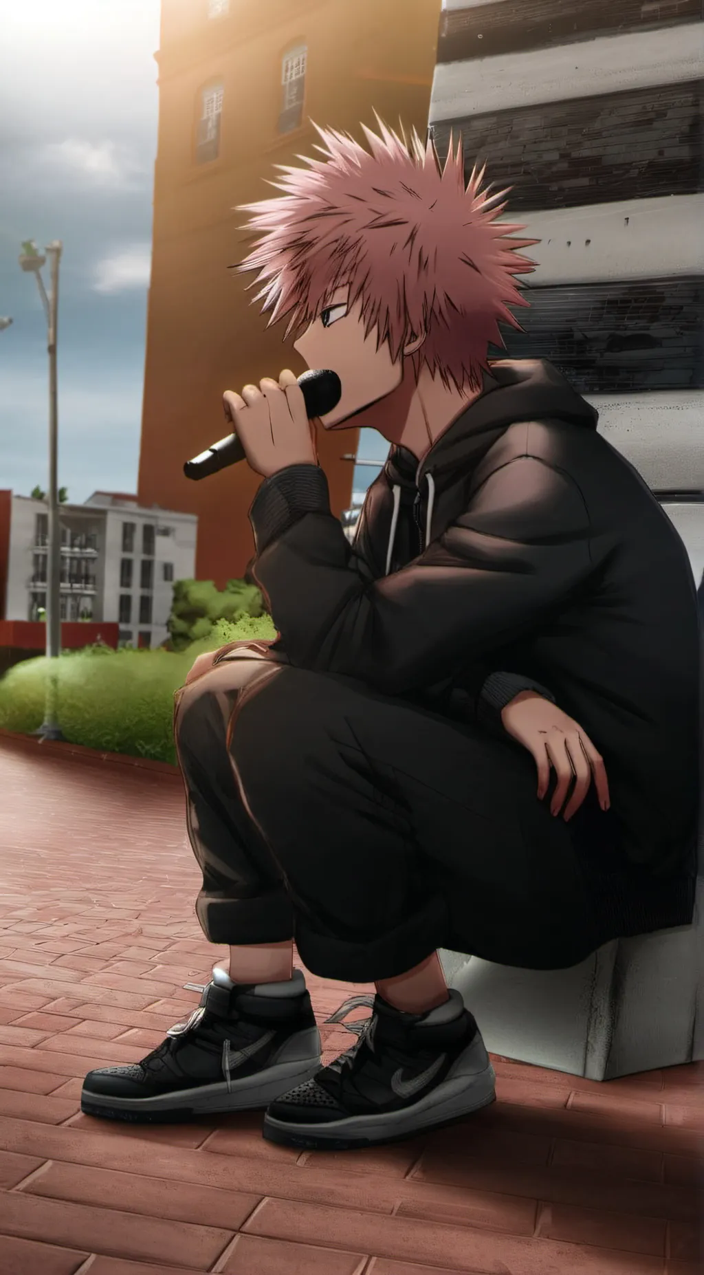 ai character: Bakugo background