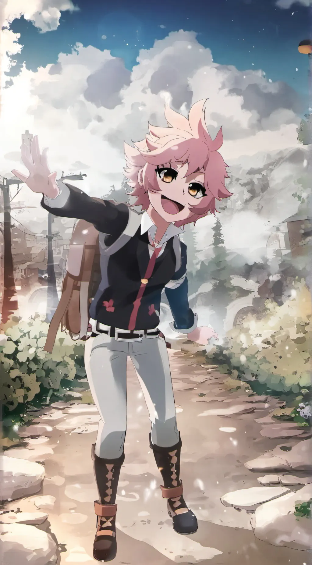 ai character: M I N A background