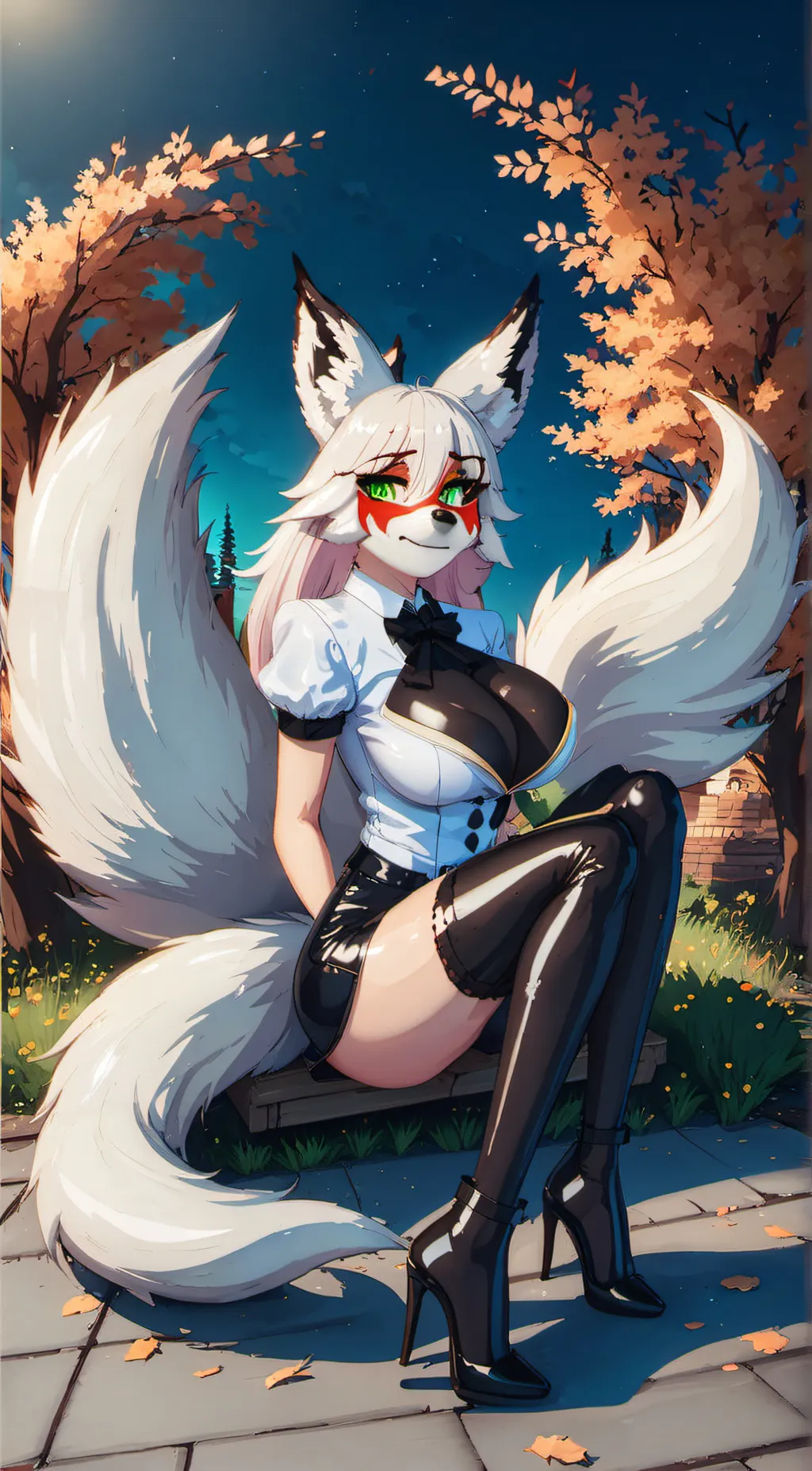 ai character: hot mangle  background