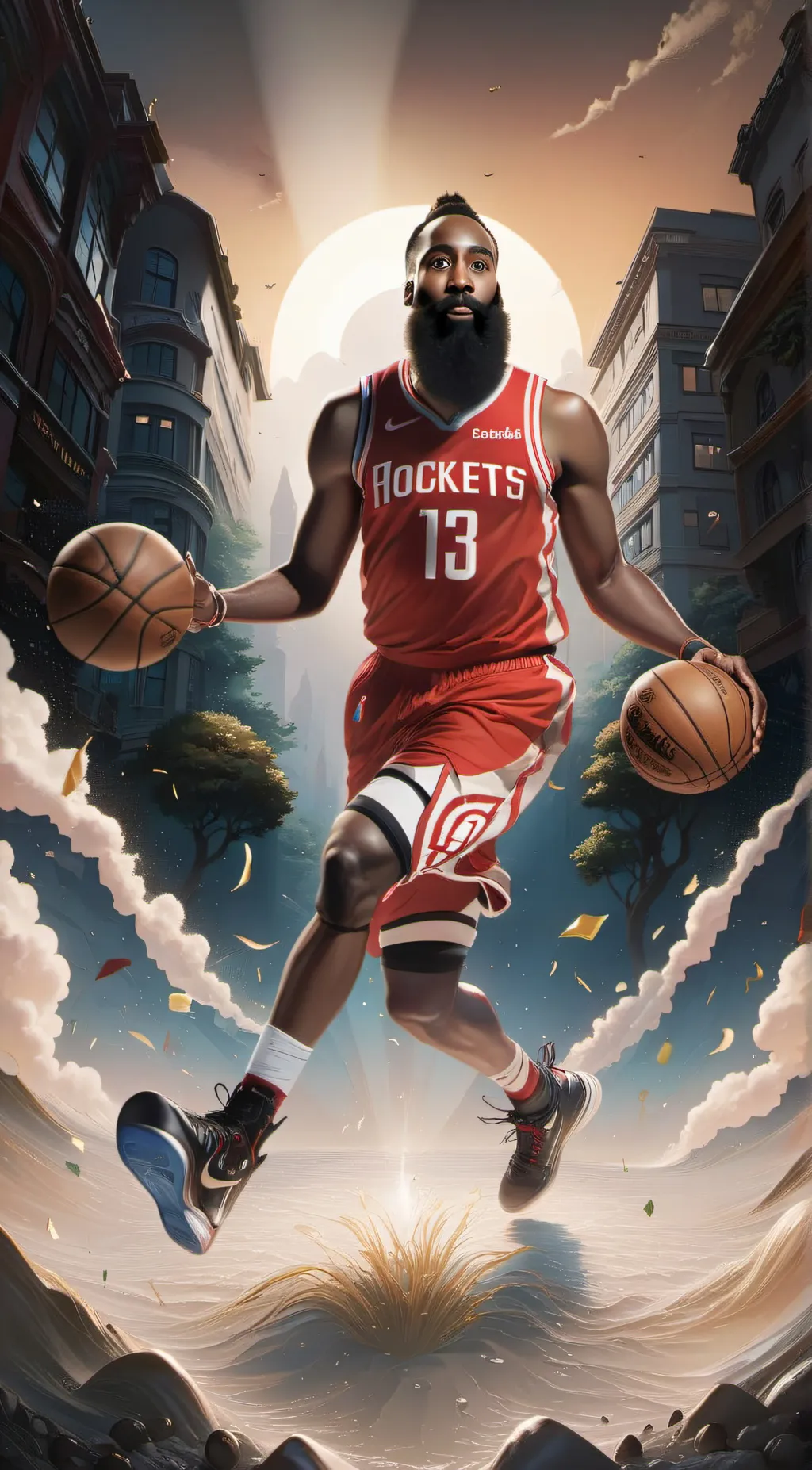 ai character: James Harden background