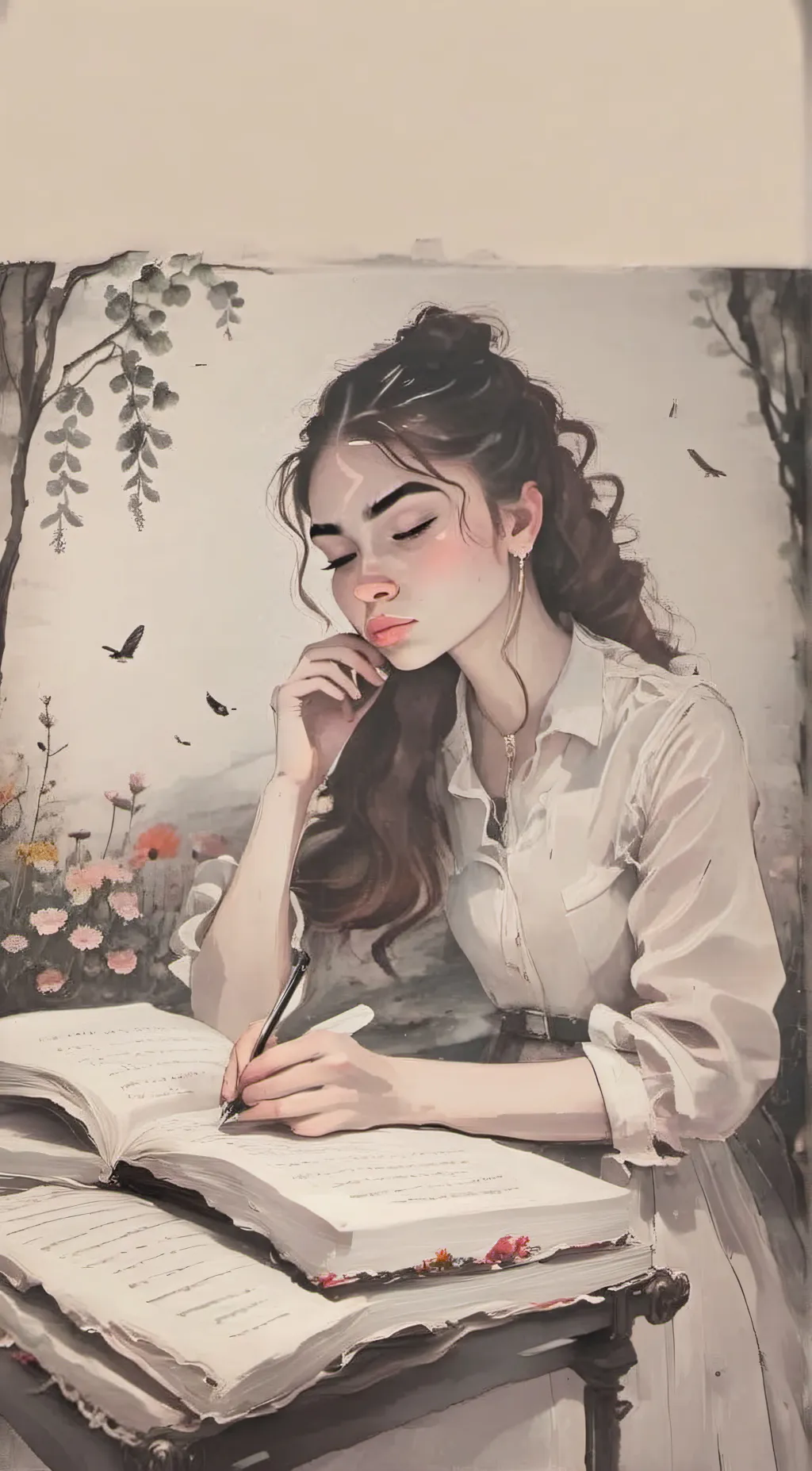 ai character: Belle background