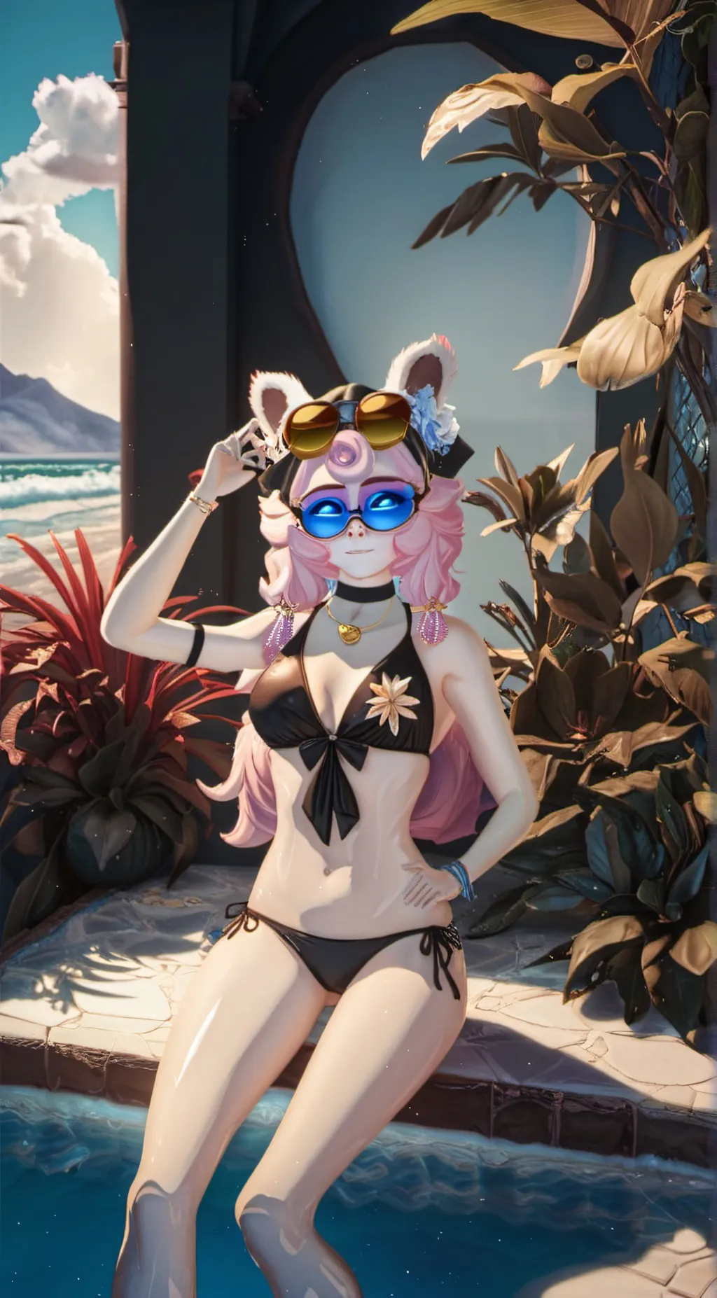 ai character: Very Naughty Girl background
