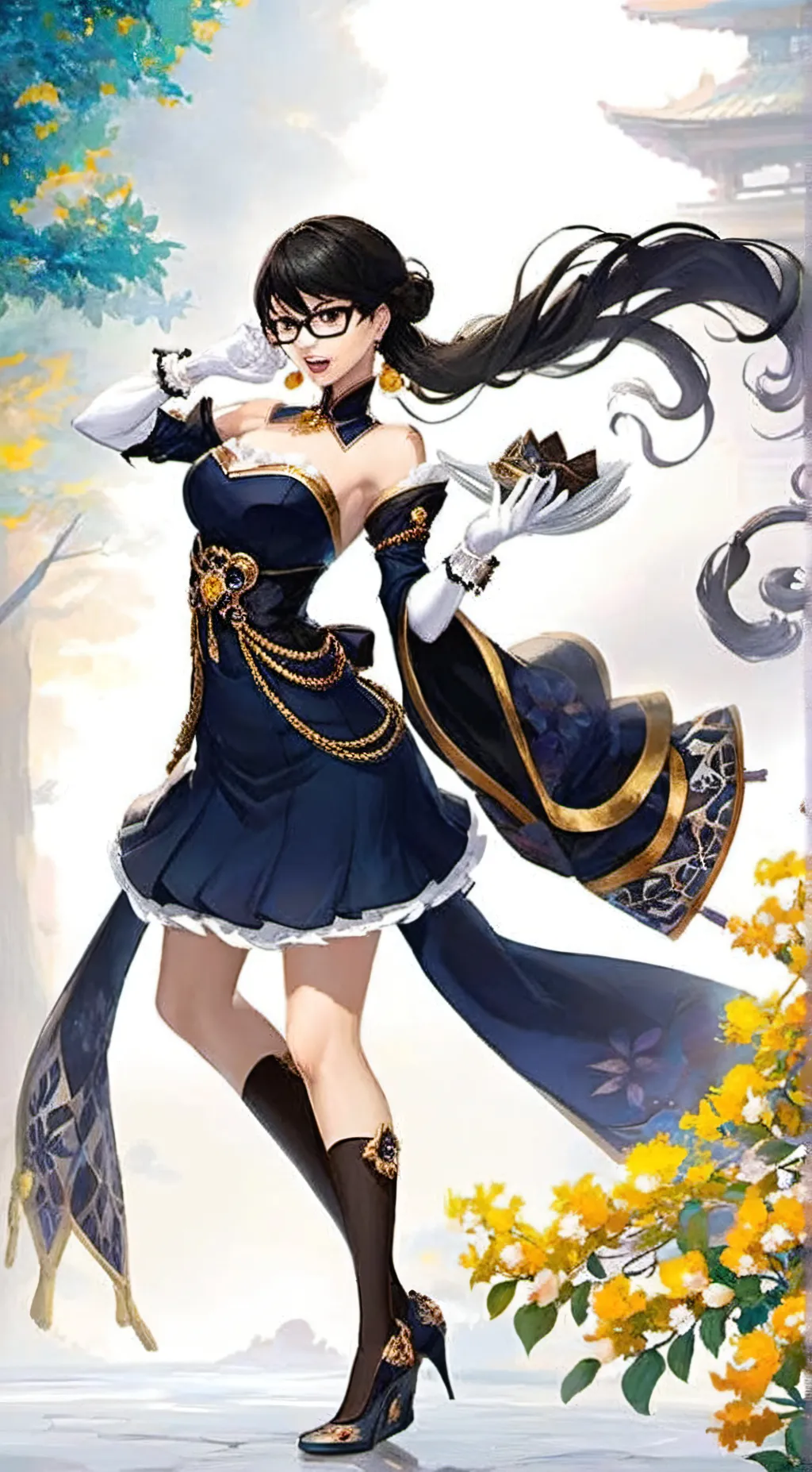 ai character: Mimiko background