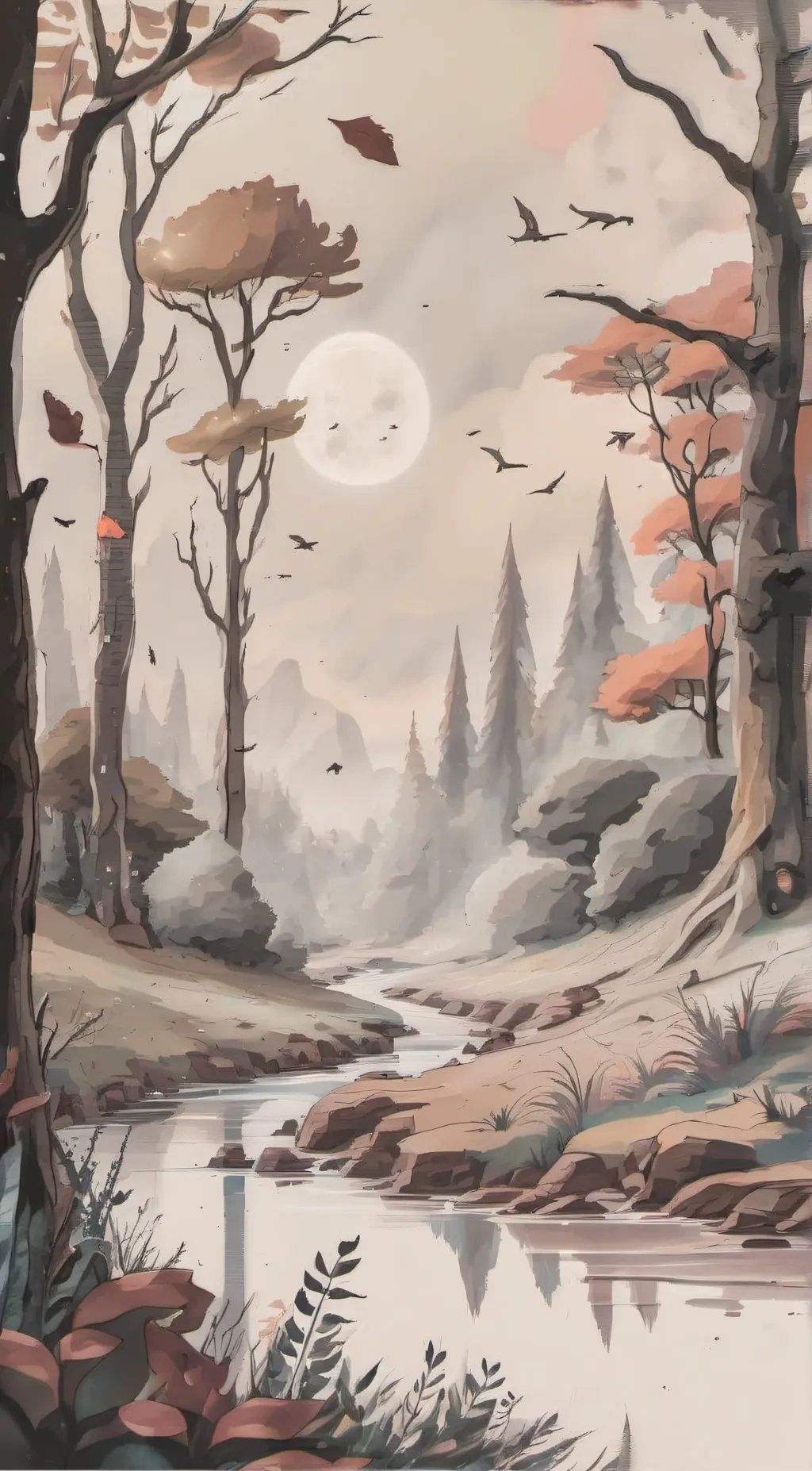 ai character: The Wild background