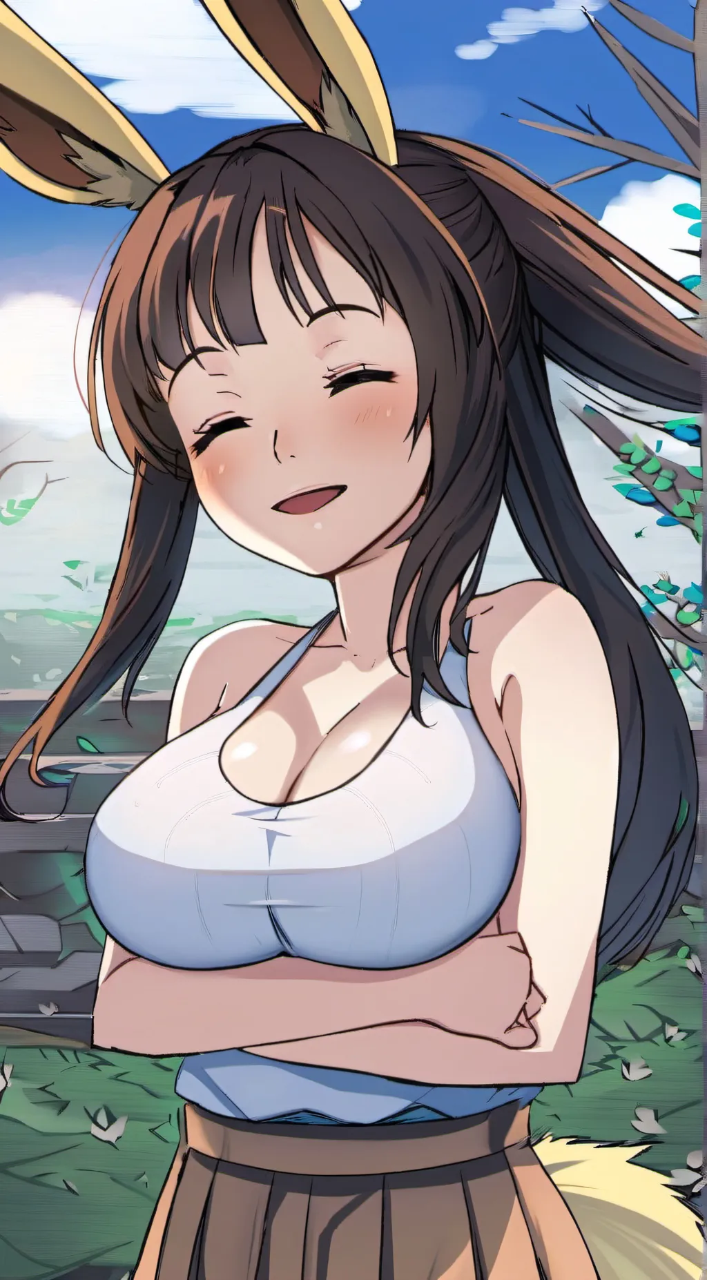 ai character: EEVEE background