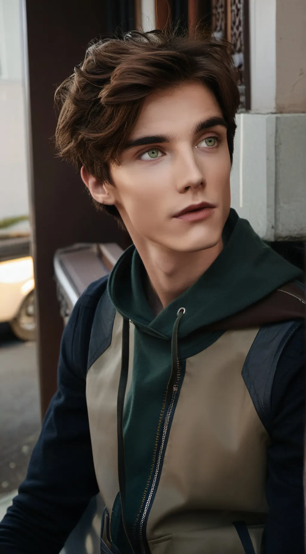 ai character: Zachary  background
