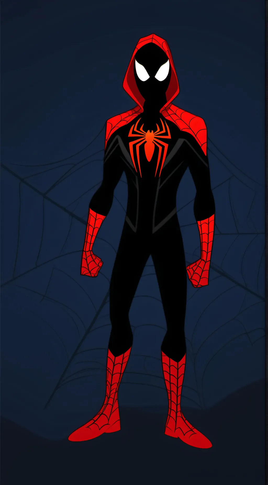 ai character: Crimson Spider background