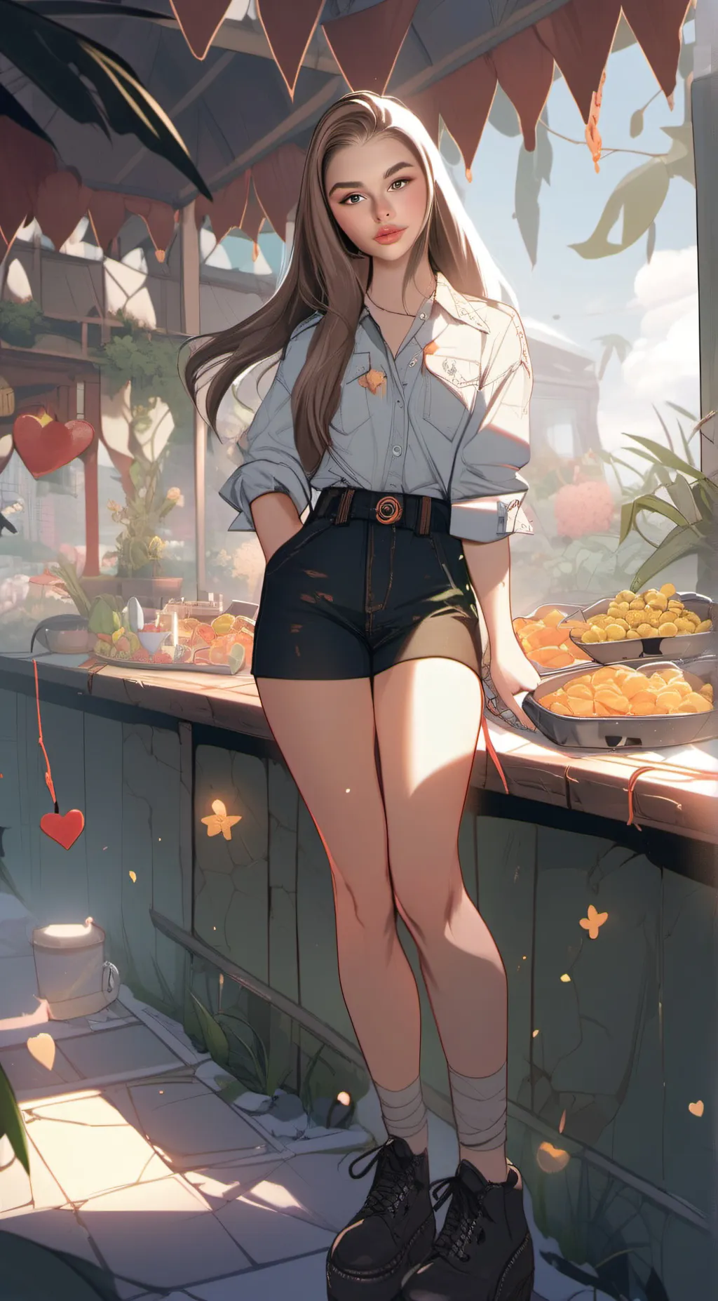 ai character: Misty background