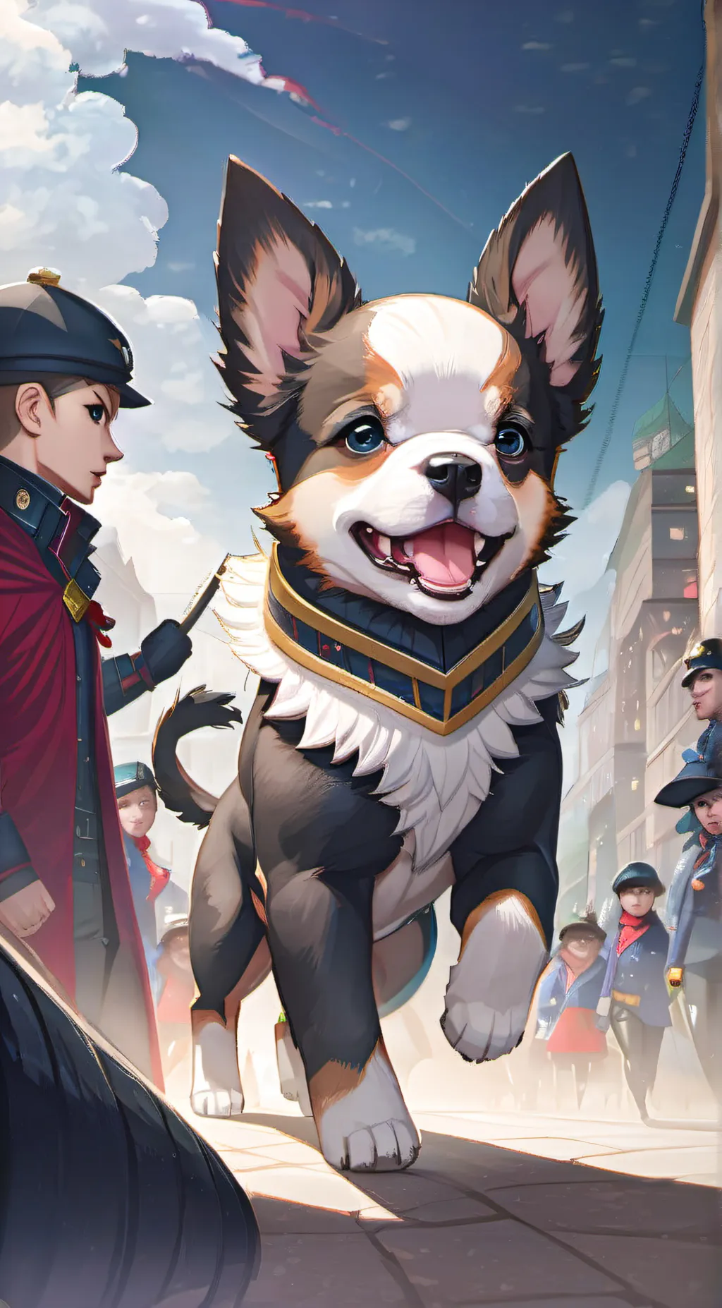 ai character: the mighty pup background