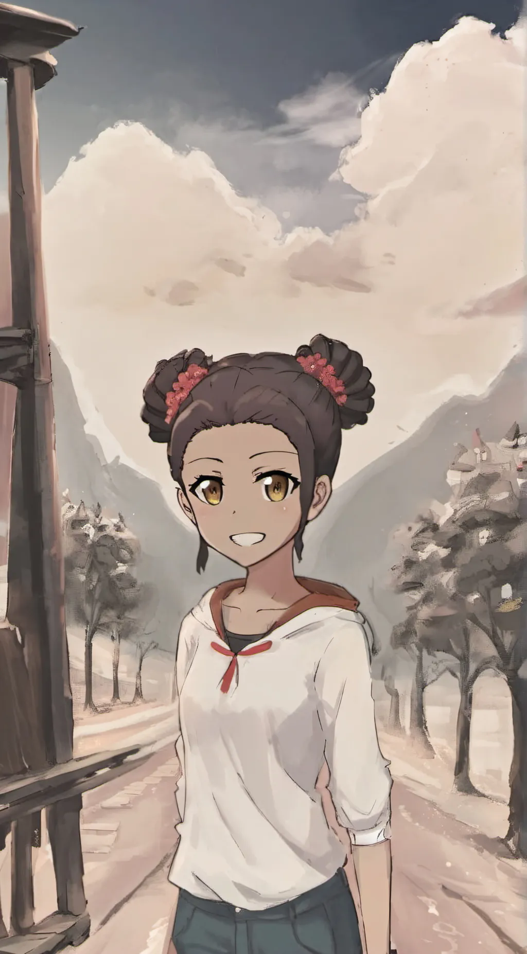 ai character: Amanda background