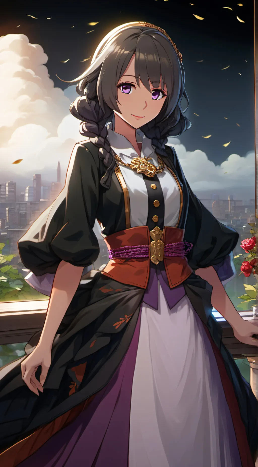 ai character:  Elsa Granhiert background