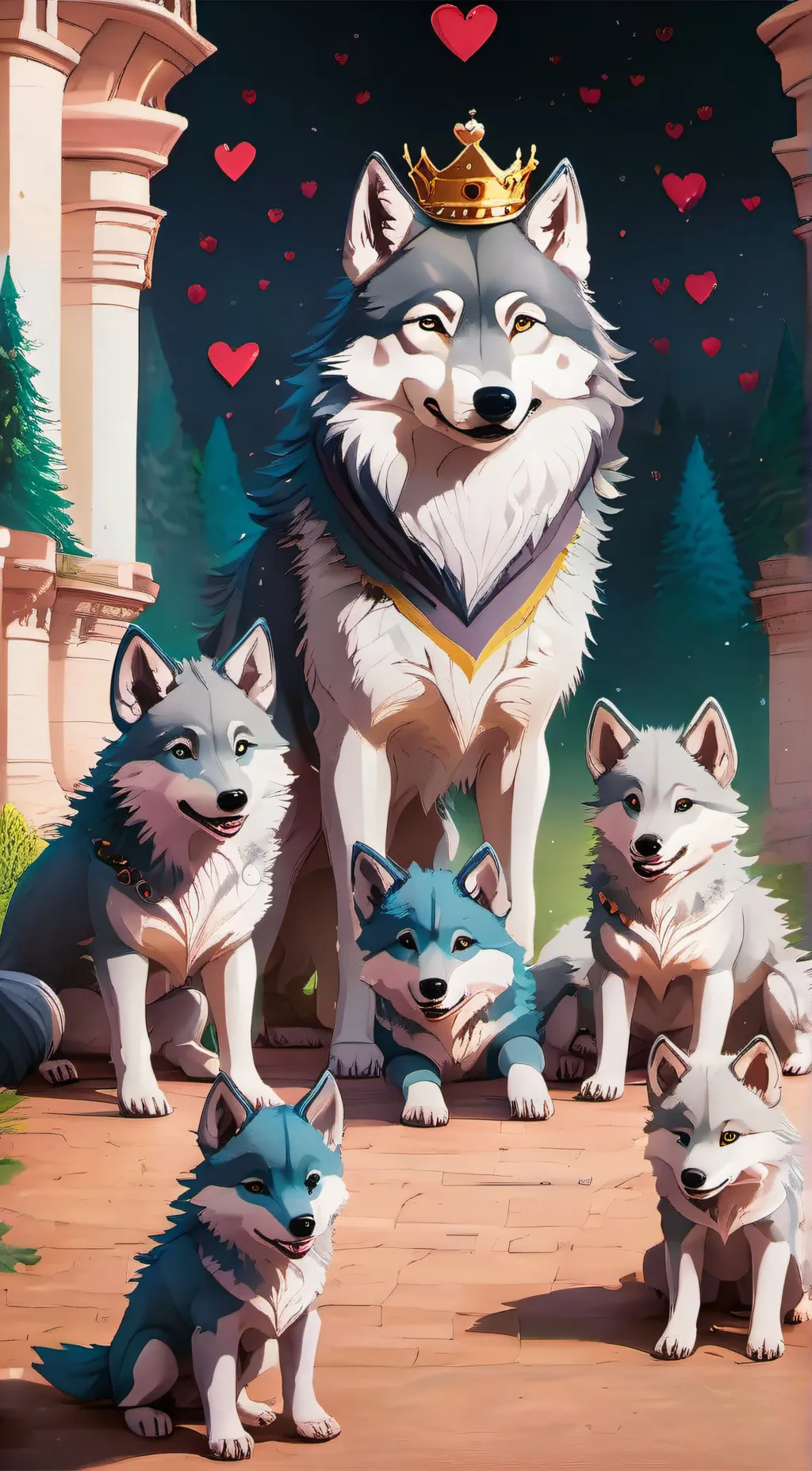 ai character: the royal pack background