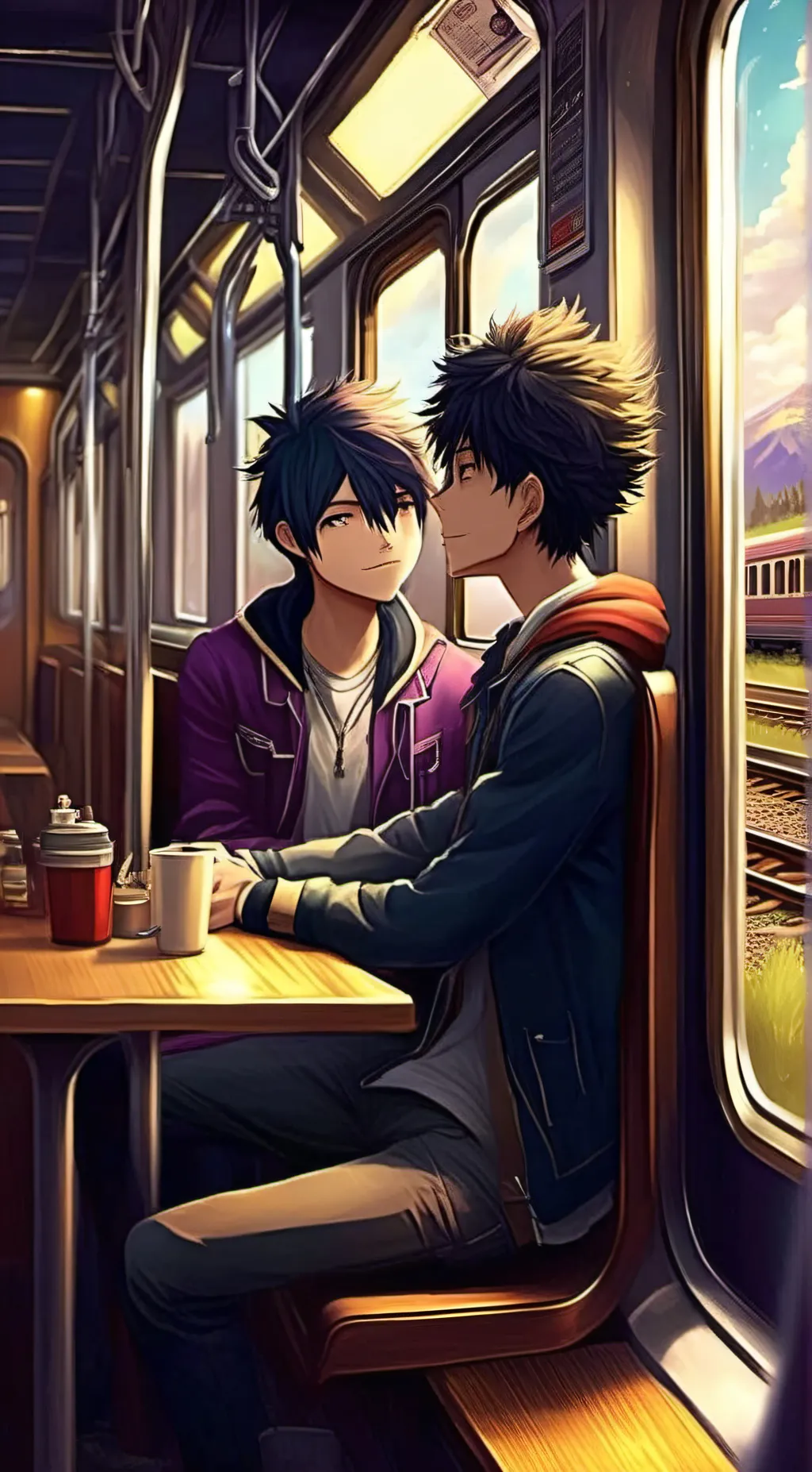 Talkie AI - Chat with Mha train ride