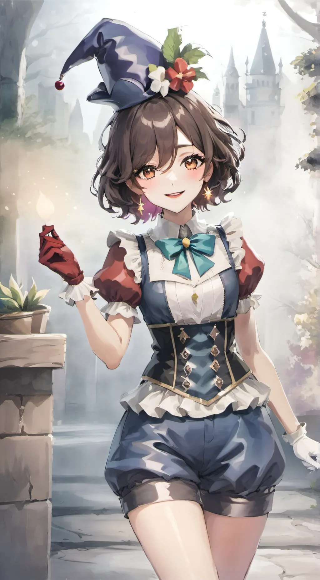 ai character: Pomni But human background