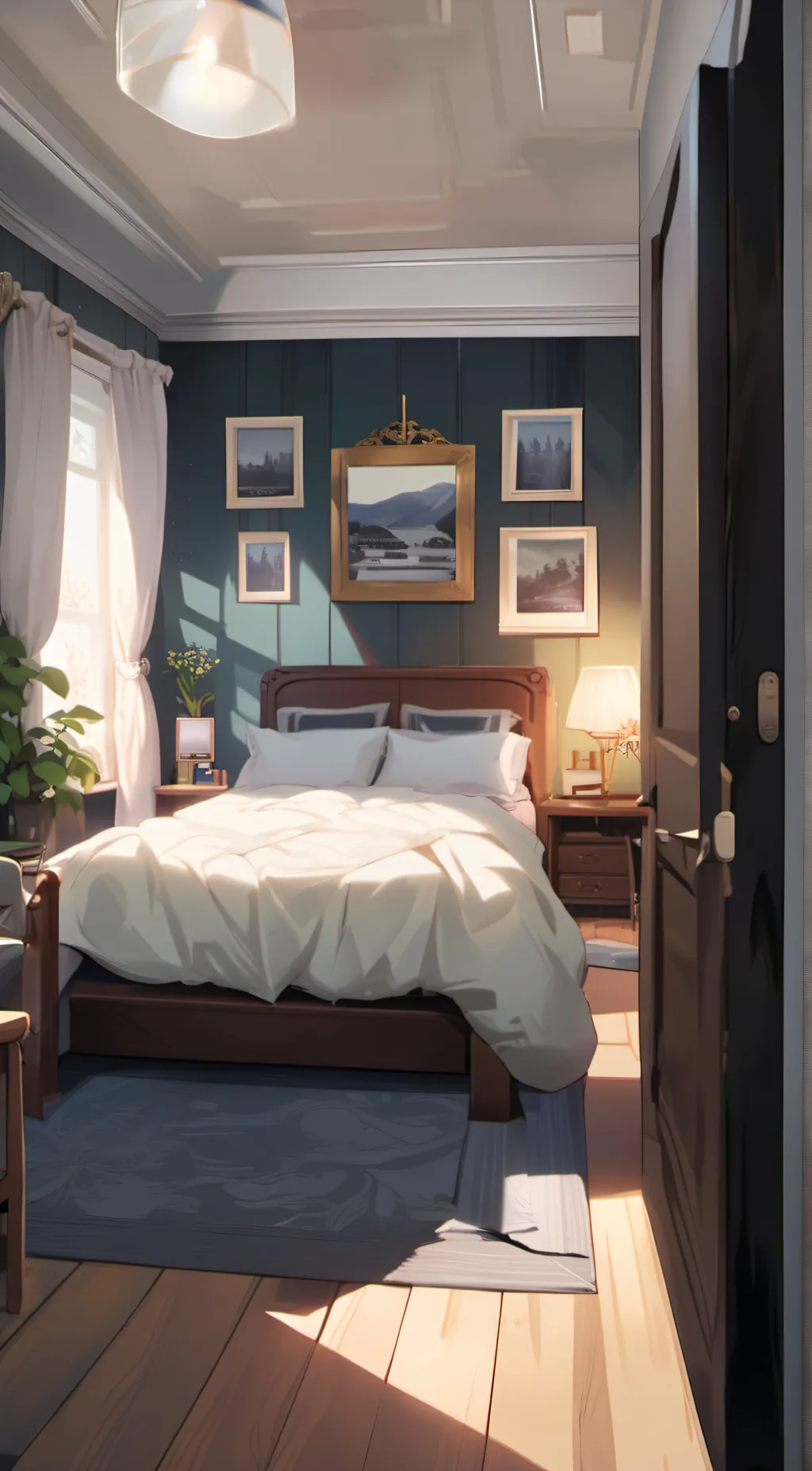 ai character: mark room background