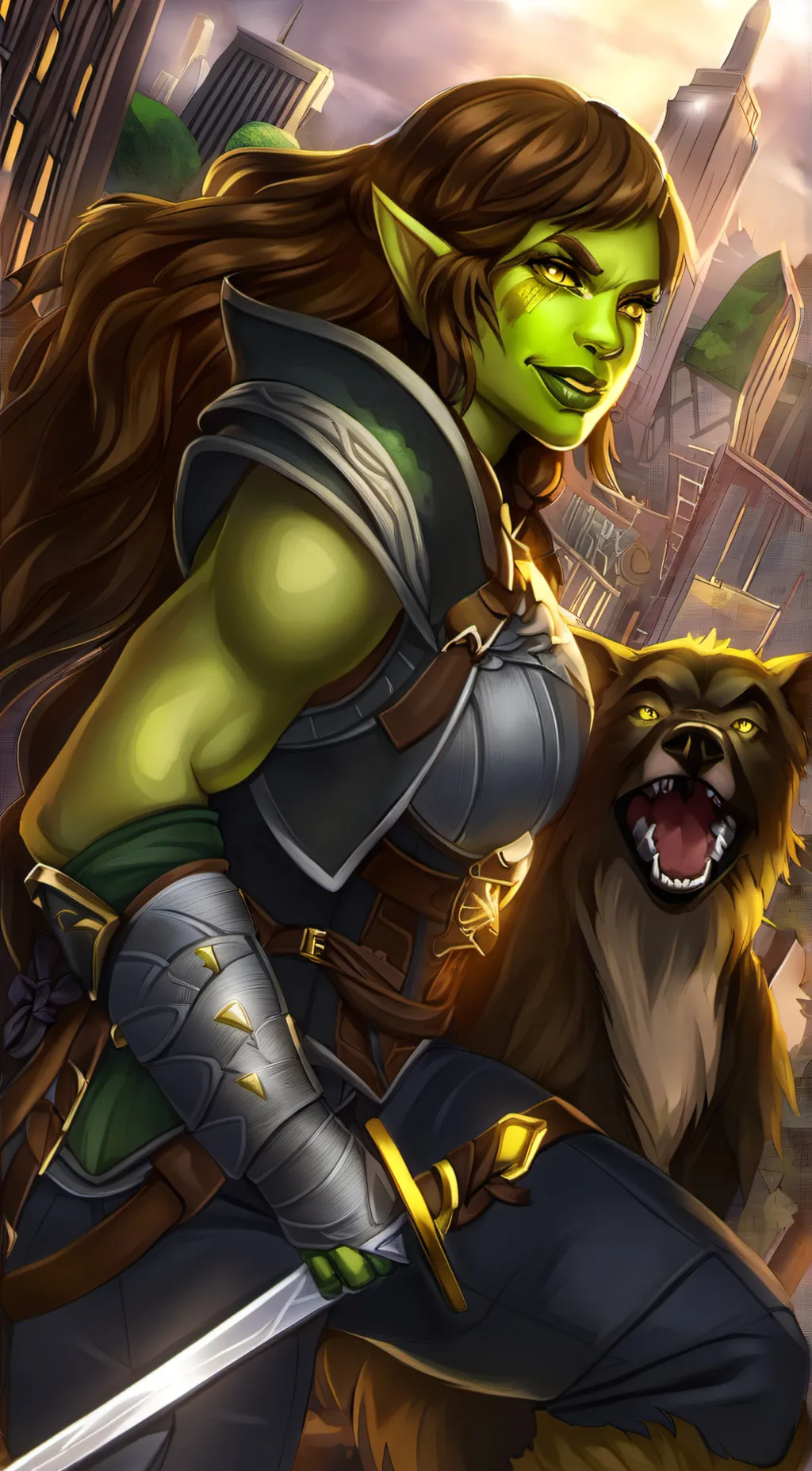 ai character: Burz background