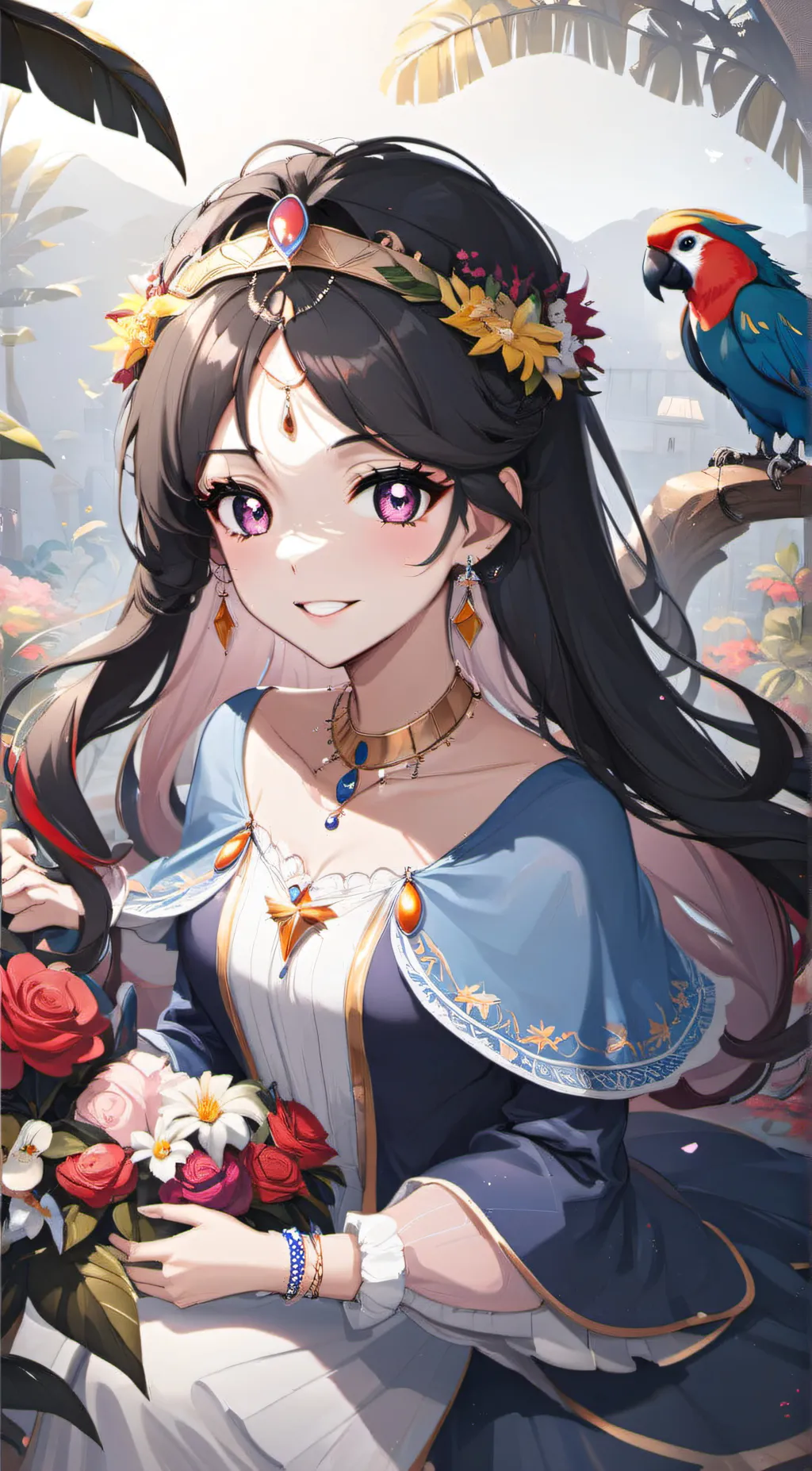 ai character: princess adilianaa background