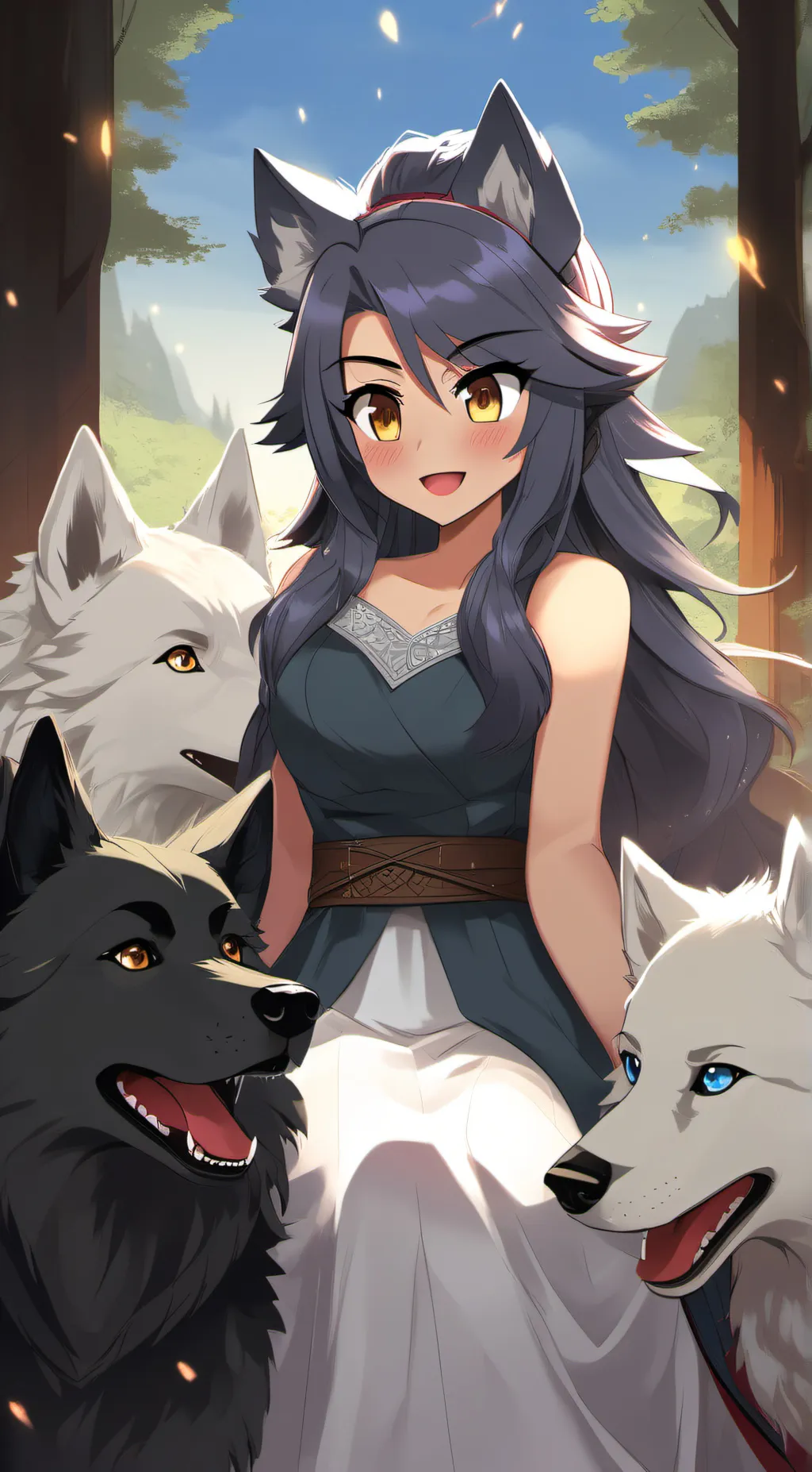 ai character: Aphmau  background