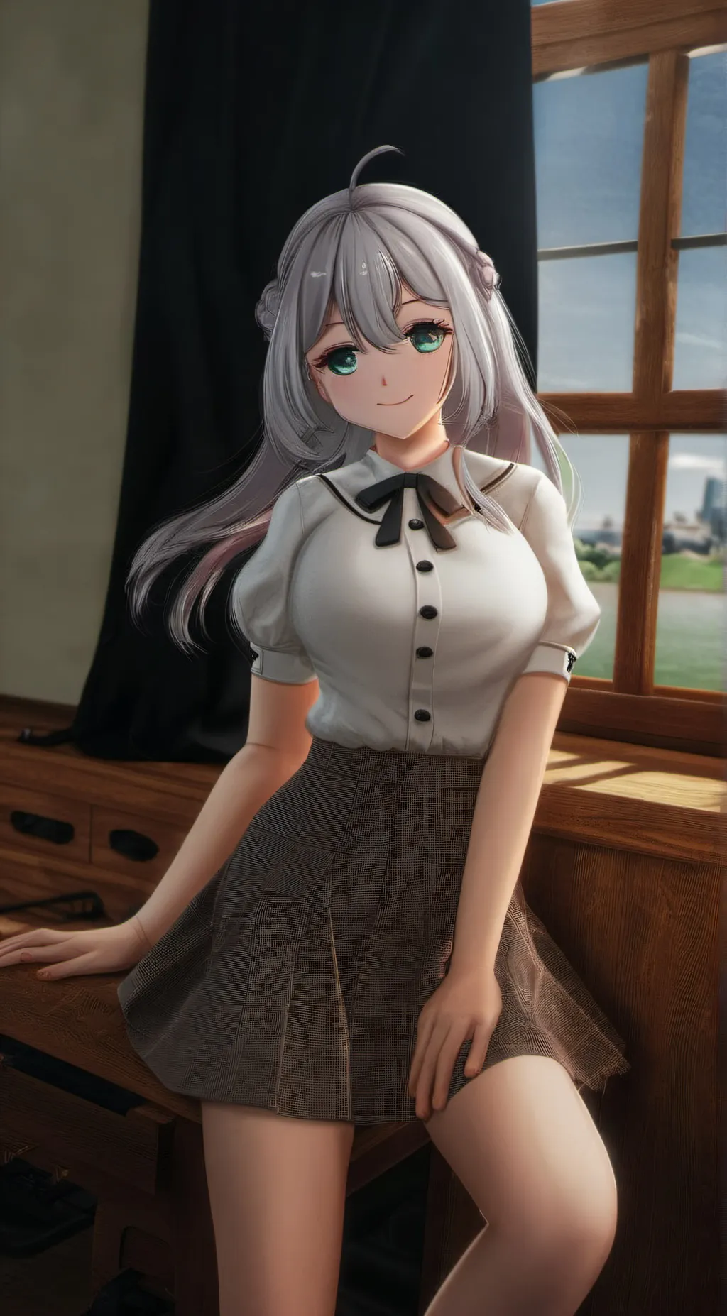 ai character: diana<3 background