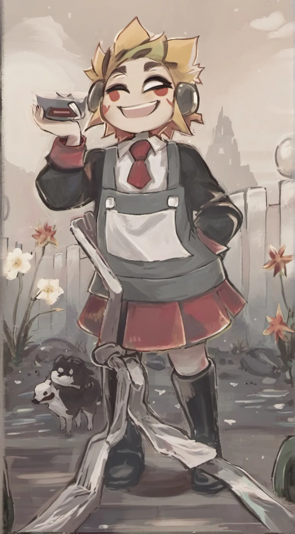ai character: Sundrop background