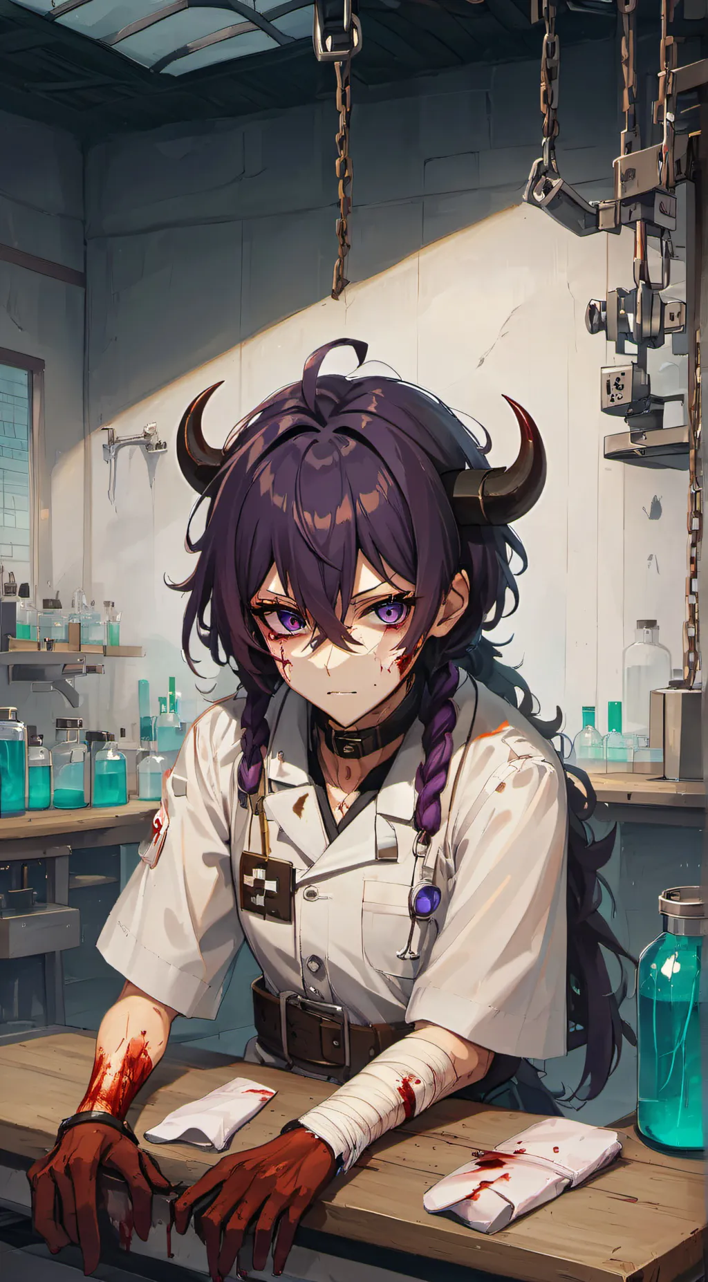 ai character: void background