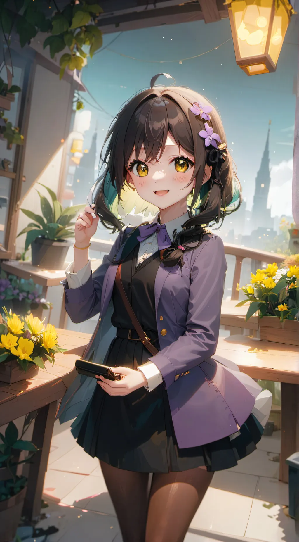 ai character: melody  background
