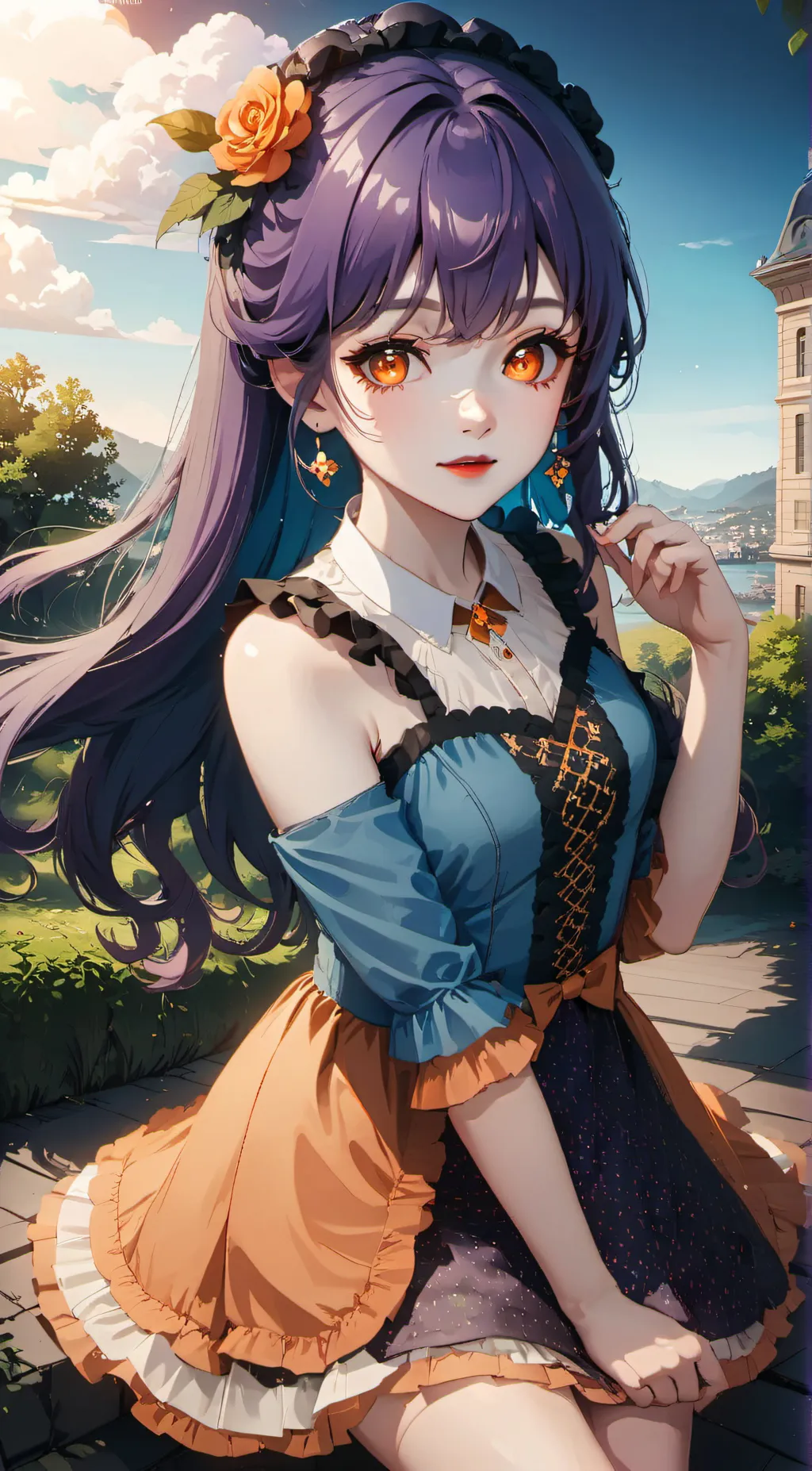 ai character: Opal background