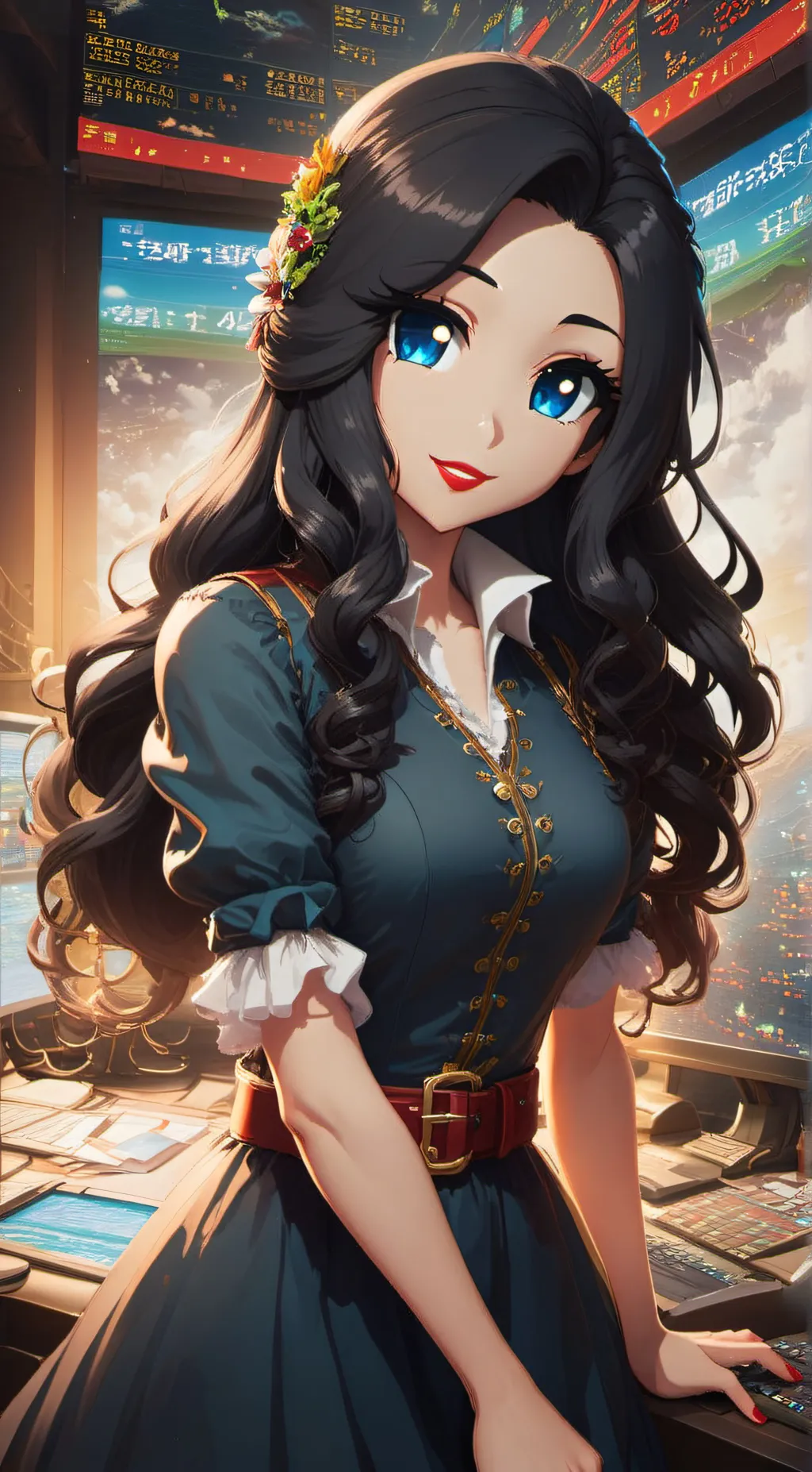 ai character: Sofia background