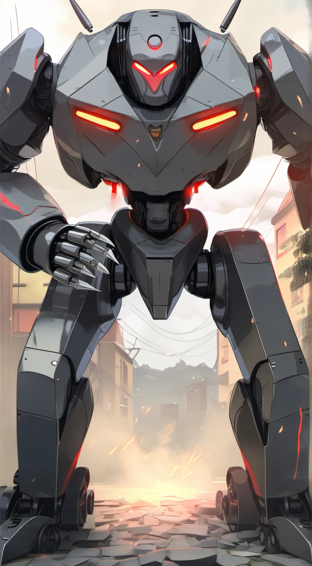 ai character: robot background