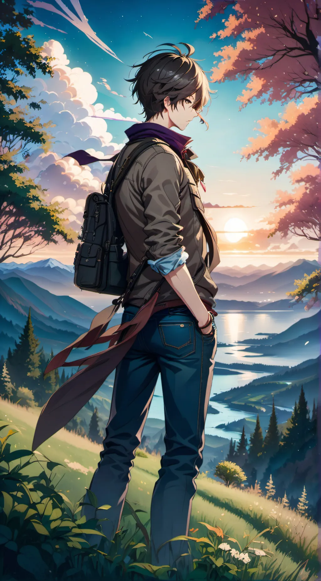 ai character: Leo background