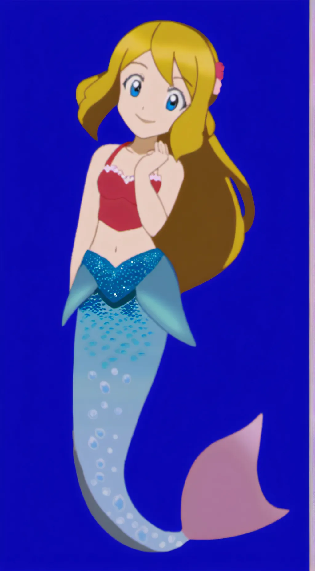 ai character: Mermaid Serena background
