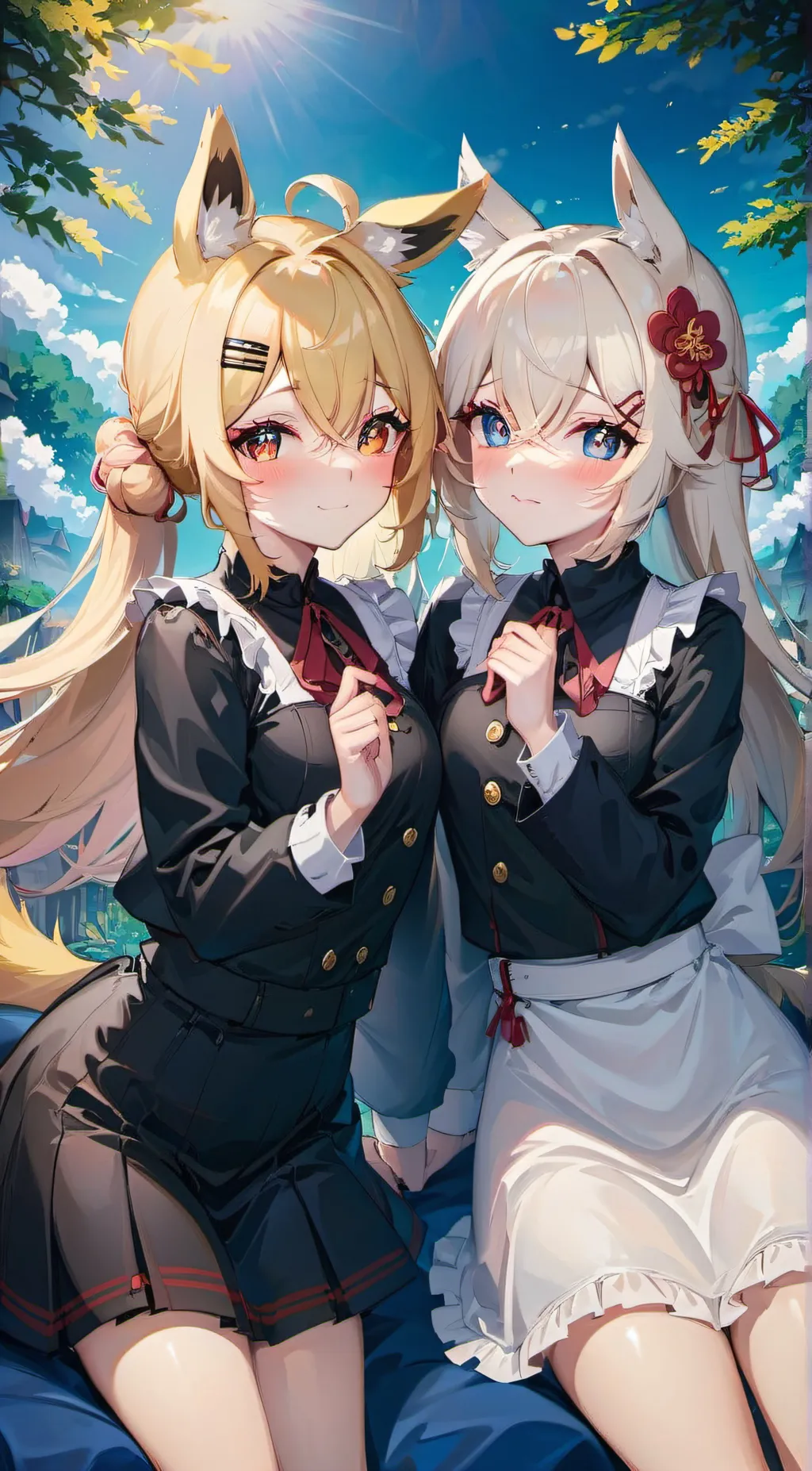 ai character: Lucille & Nivia background