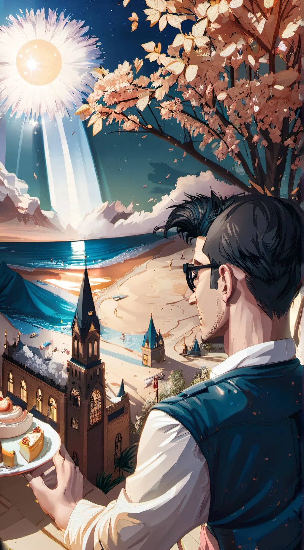 ai character: issac. background