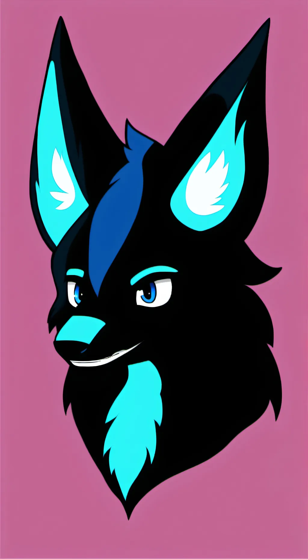 ai character: Blitzo the wolf background
