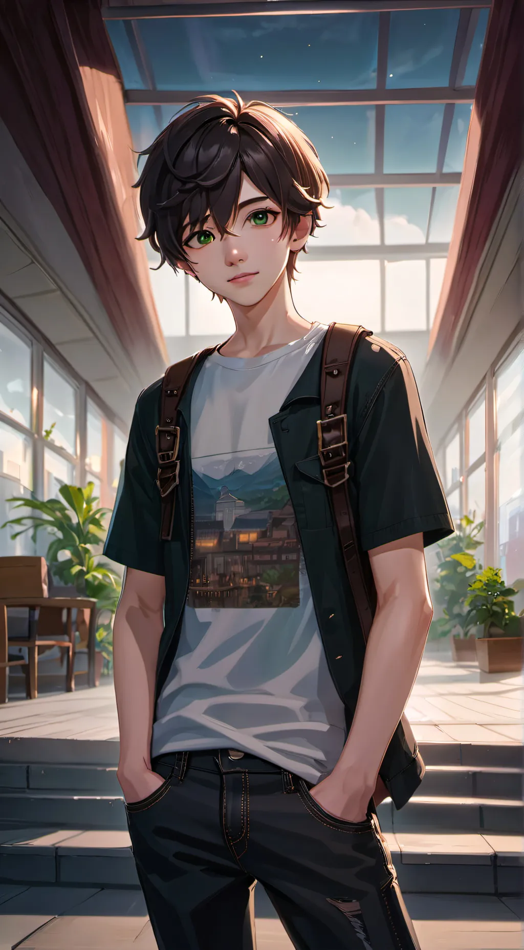ai character: Damion background