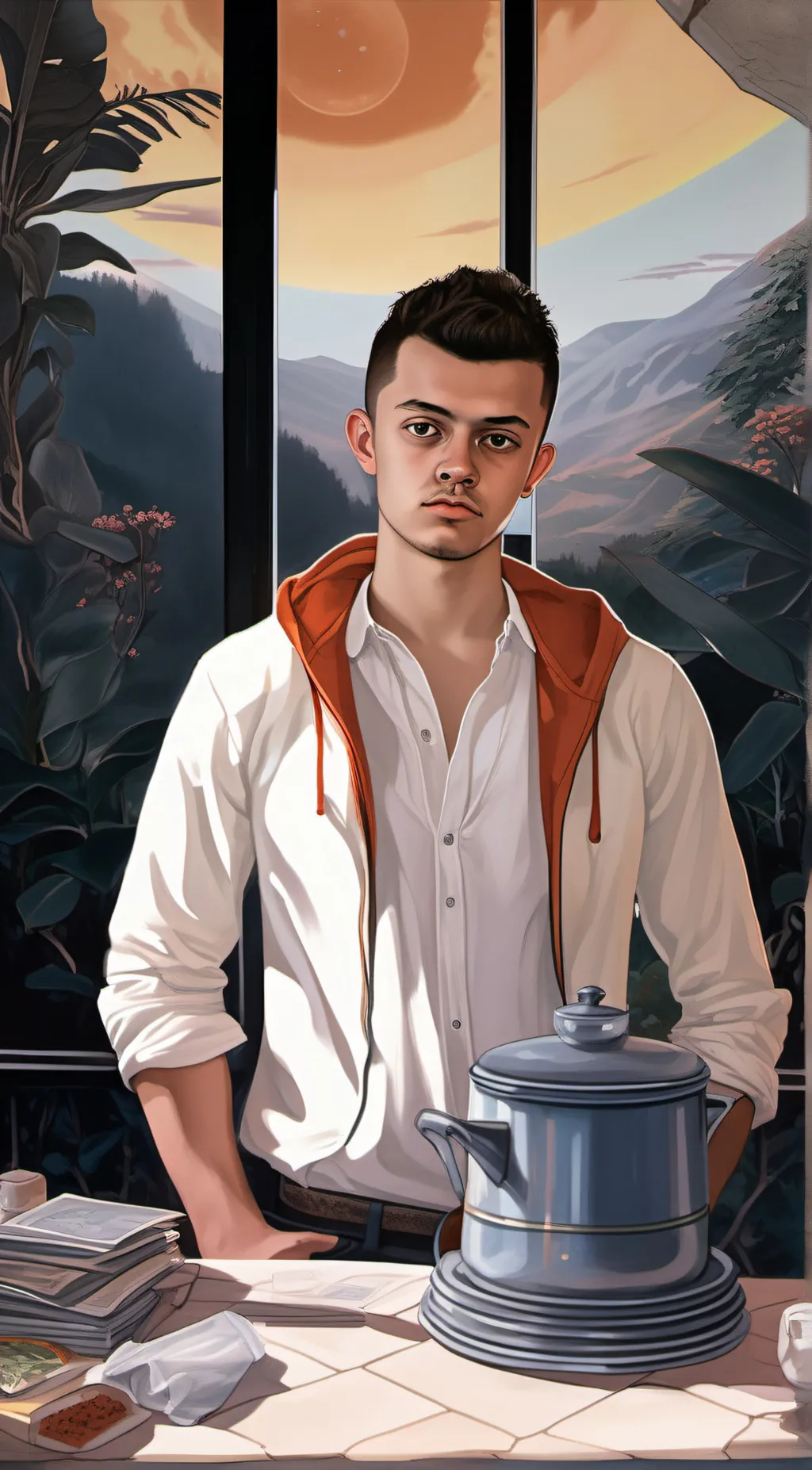 ai character: Max background
