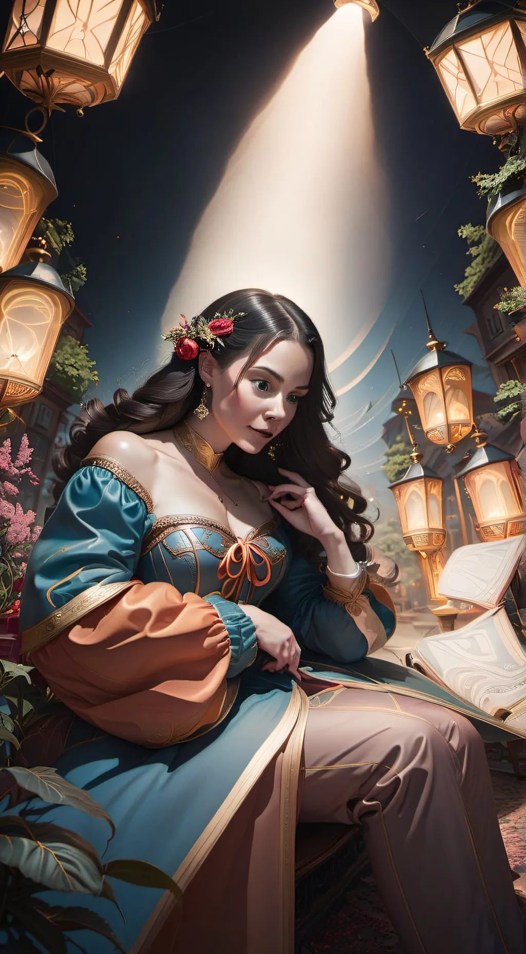 ai character: On Jo background