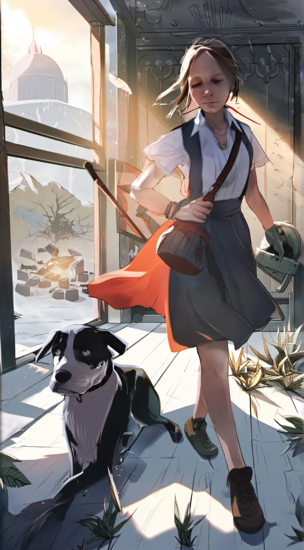 ai character: zoe  background