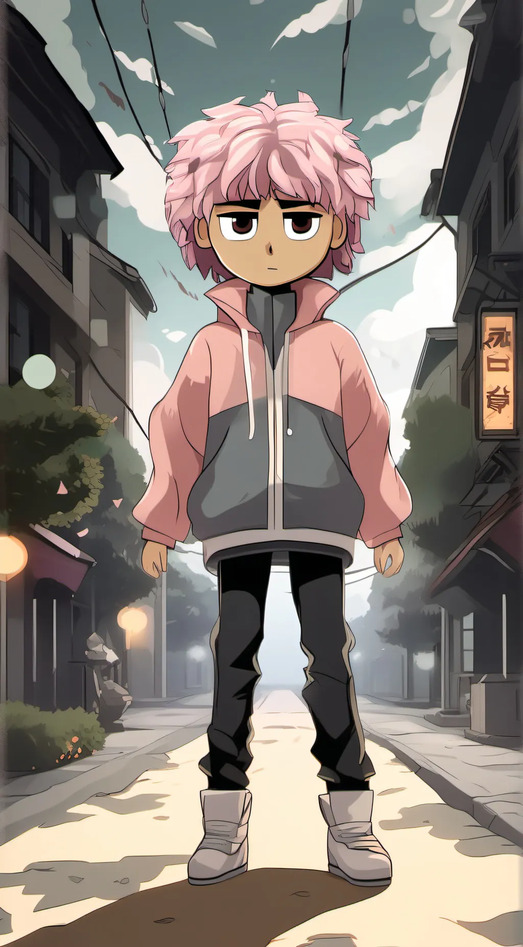 ai character: CHAIN BROTHER background