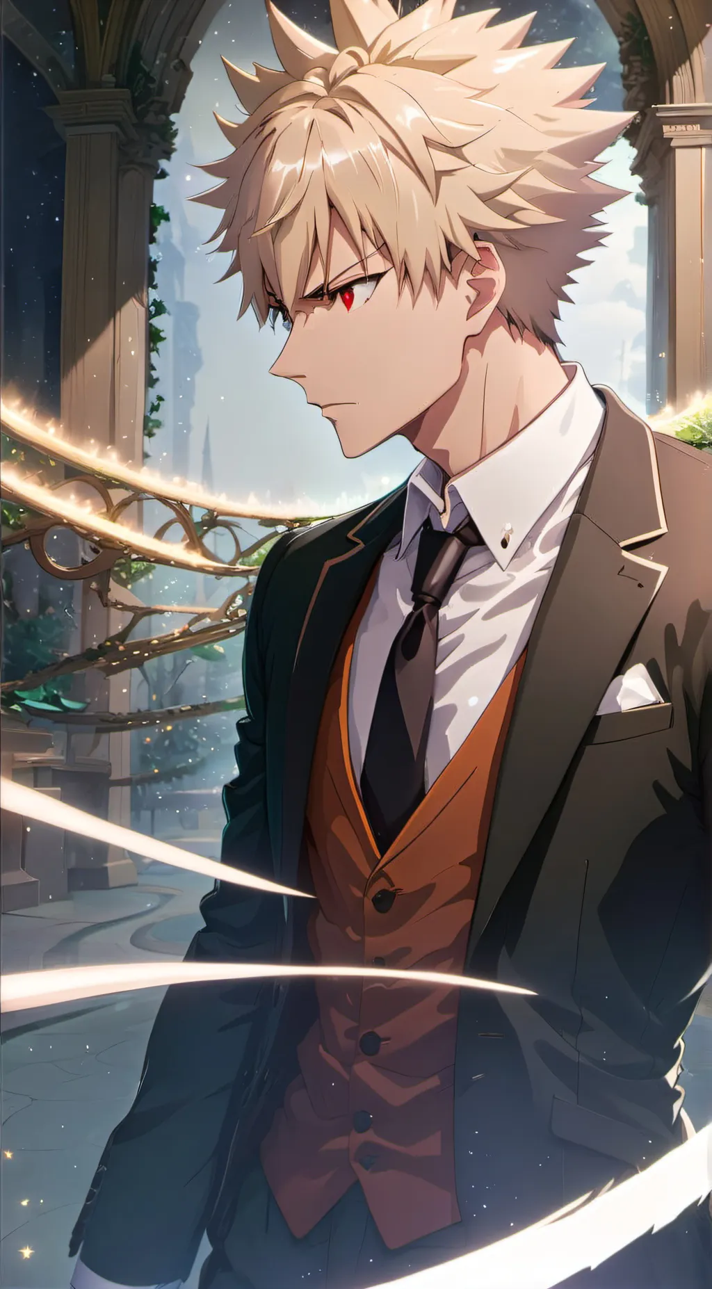 ai character: Bakugo background